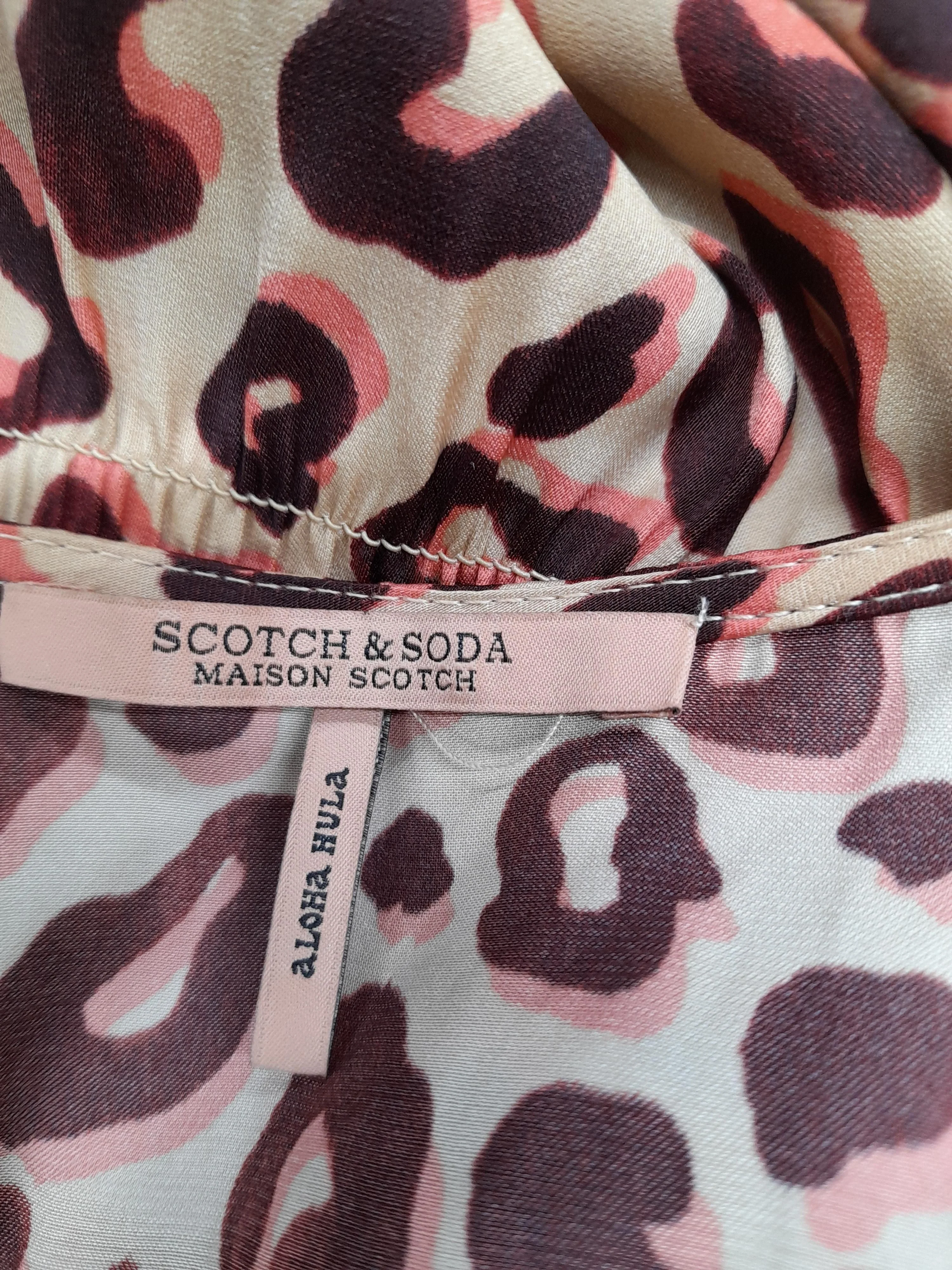Scotch & Soda Wrap Maxi Dress XL in Tan - Image 5