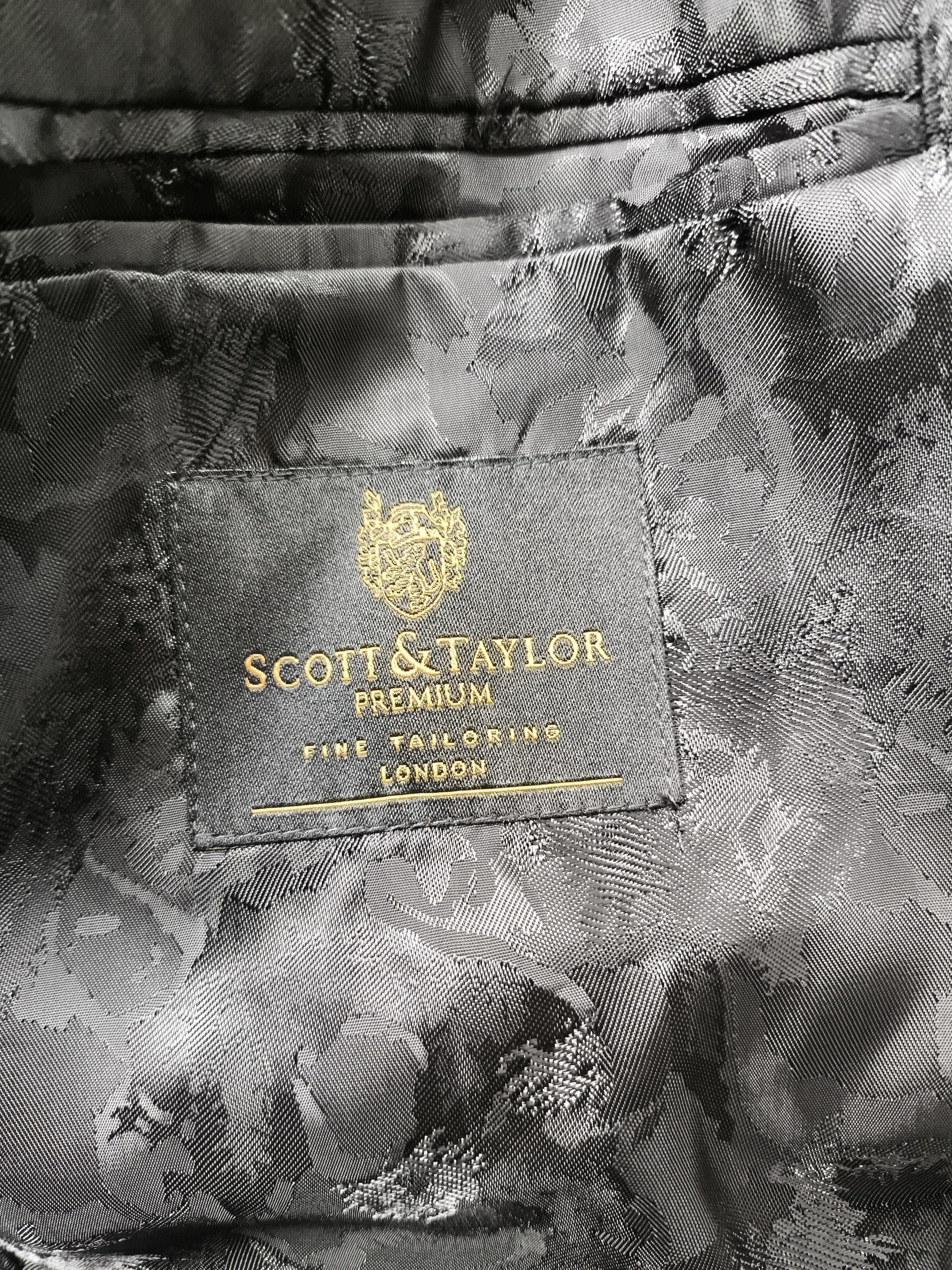 Scott & Taylor Men's Blazer S Black 100% Polyester Overcoat - Image 7