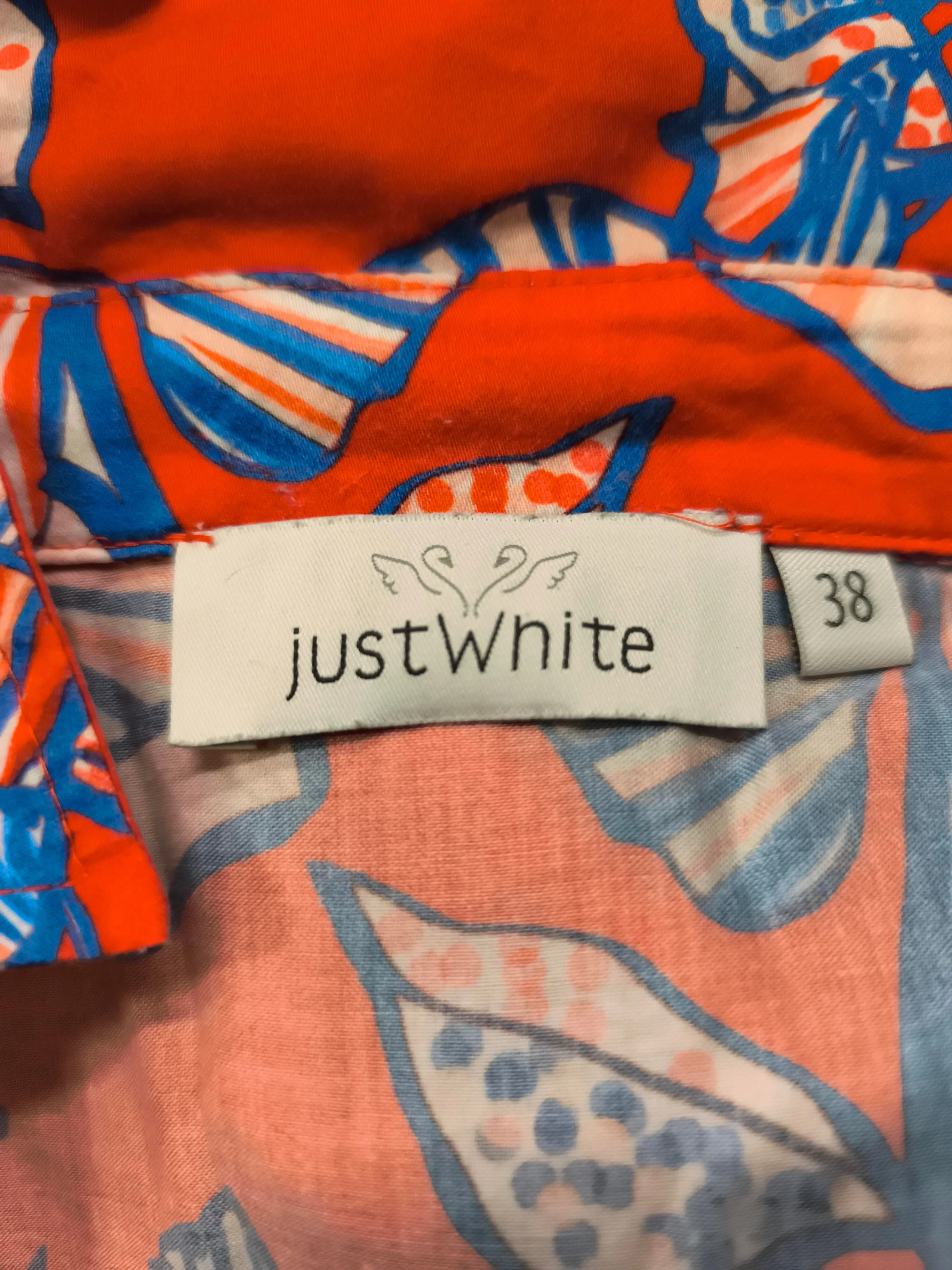 SE ( Just White ) Women's Shirt UK 10 Red 100% Cotton Basic - Image 5