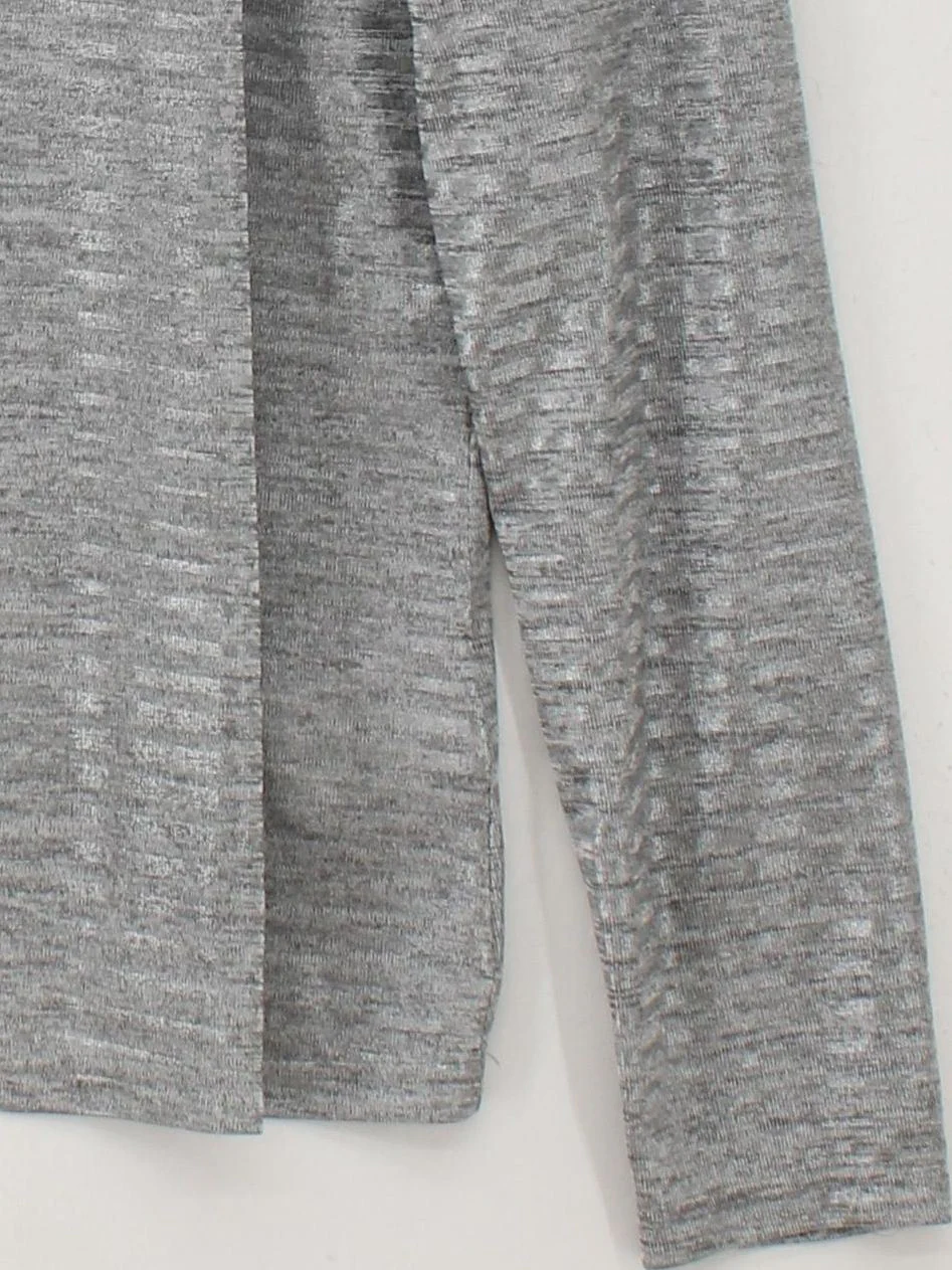 SE ( Just White ) Women's Top UK 12 Grey Polyester with Elastane Basic - Image 4