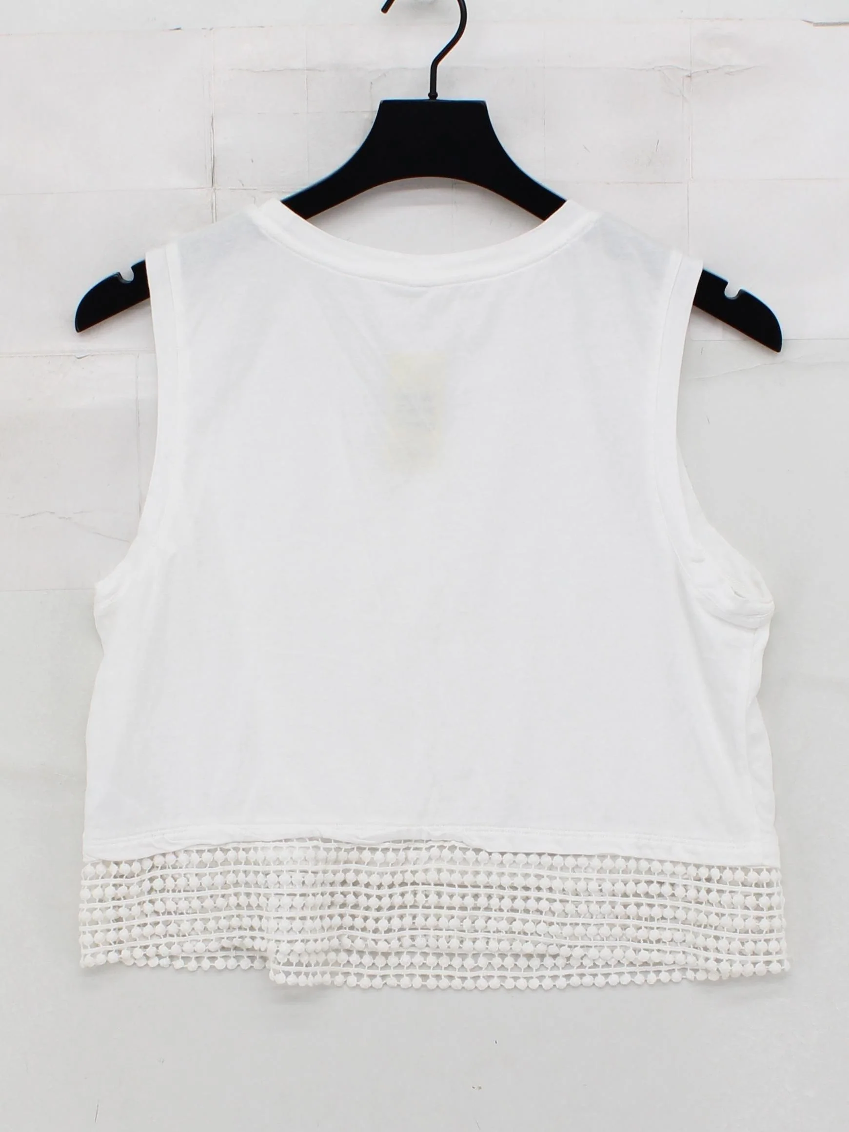 Seafolly Women's T-Shirt M White Cotton with Lyocell Modal Basic - Image 2