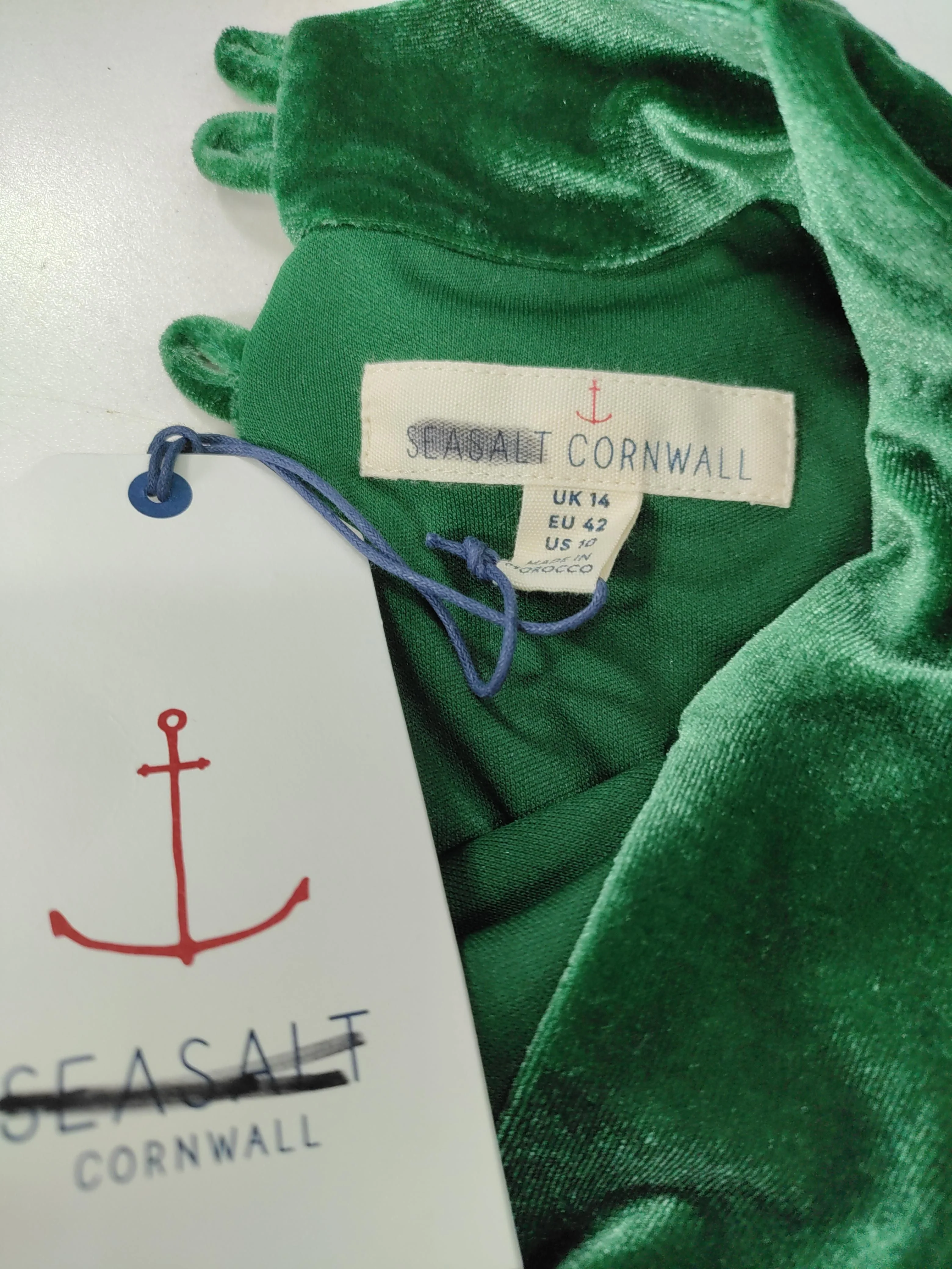 SEASALT CORNWALL A-Line Midi Dress in Green - Image 5