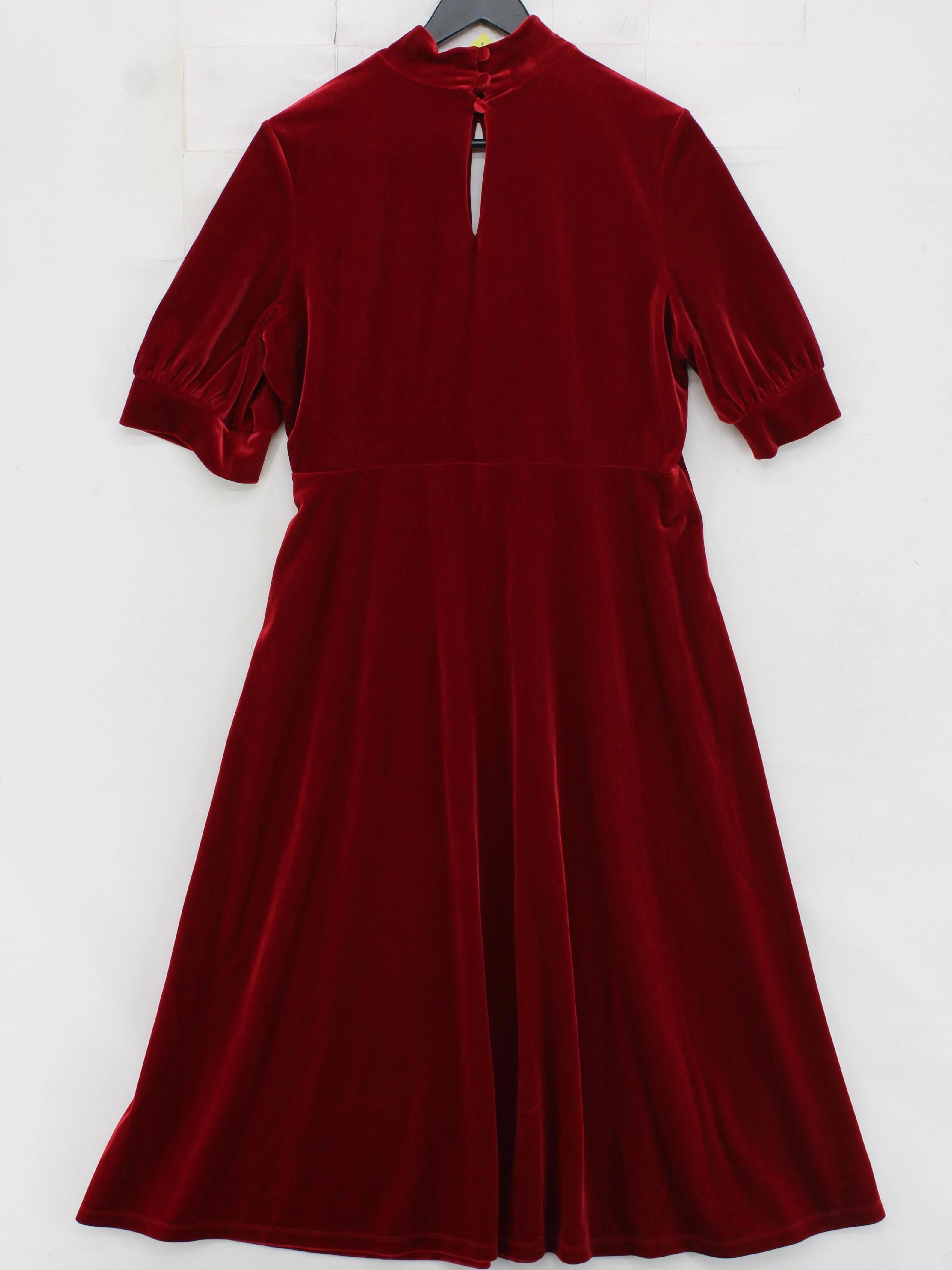 SEASALT CORNWALL A-Line Midi Dress M in Red - Image 2