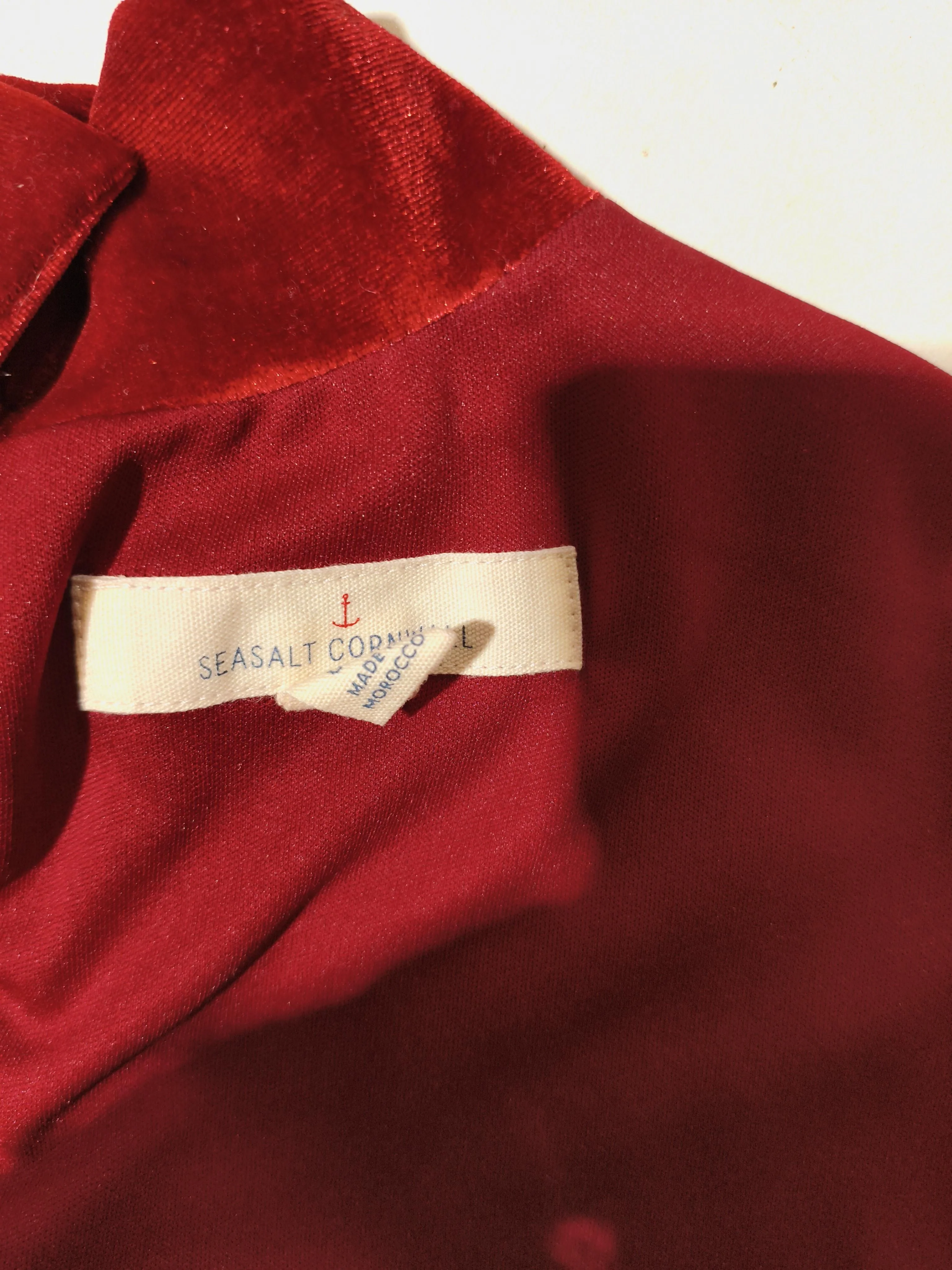 SEASALT CORNWALL A-Line Midi Dress M in Red - Image 5