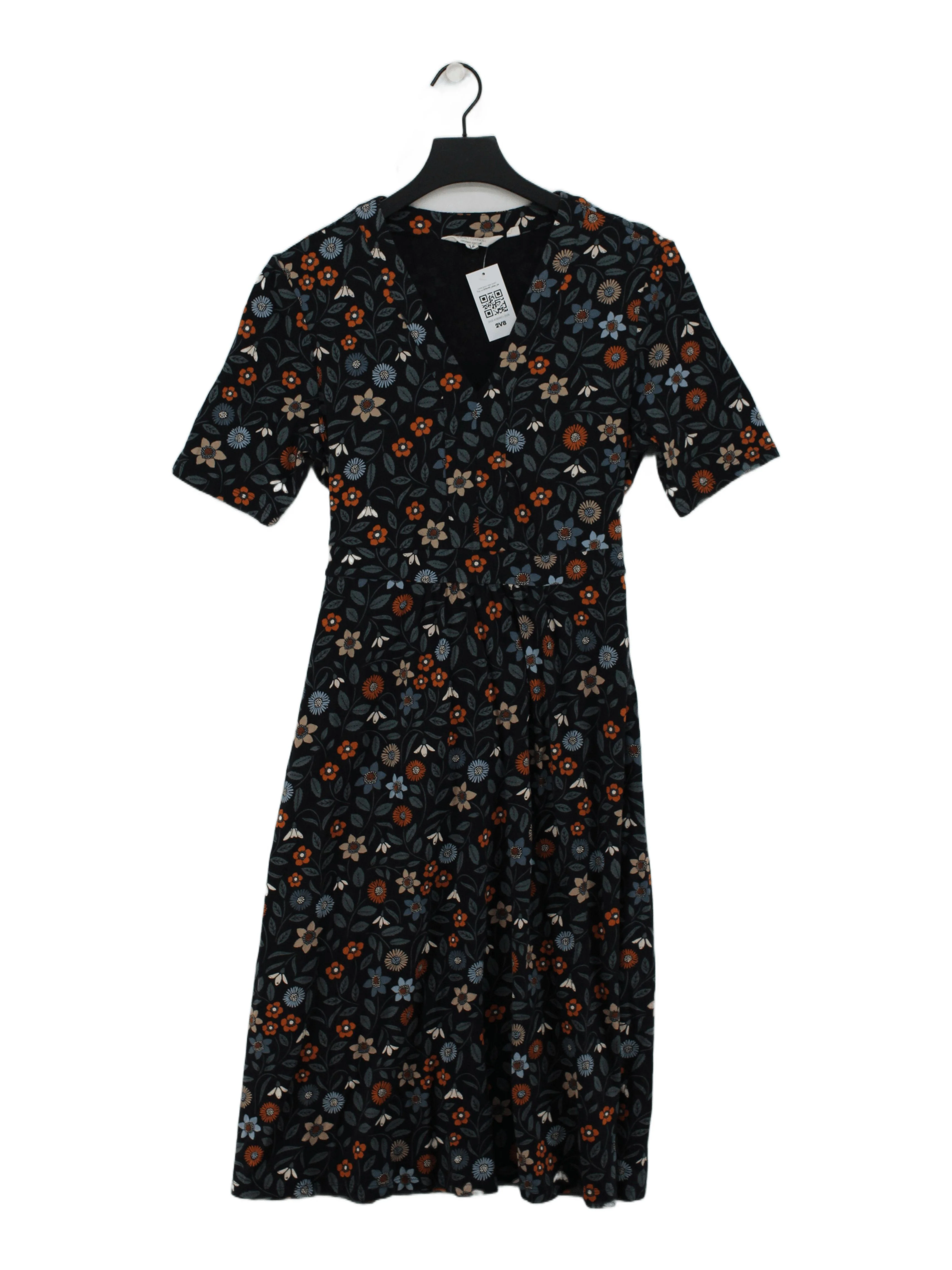 SEASALT CORNWALL A-Line Midi Dress UK12 in Multi