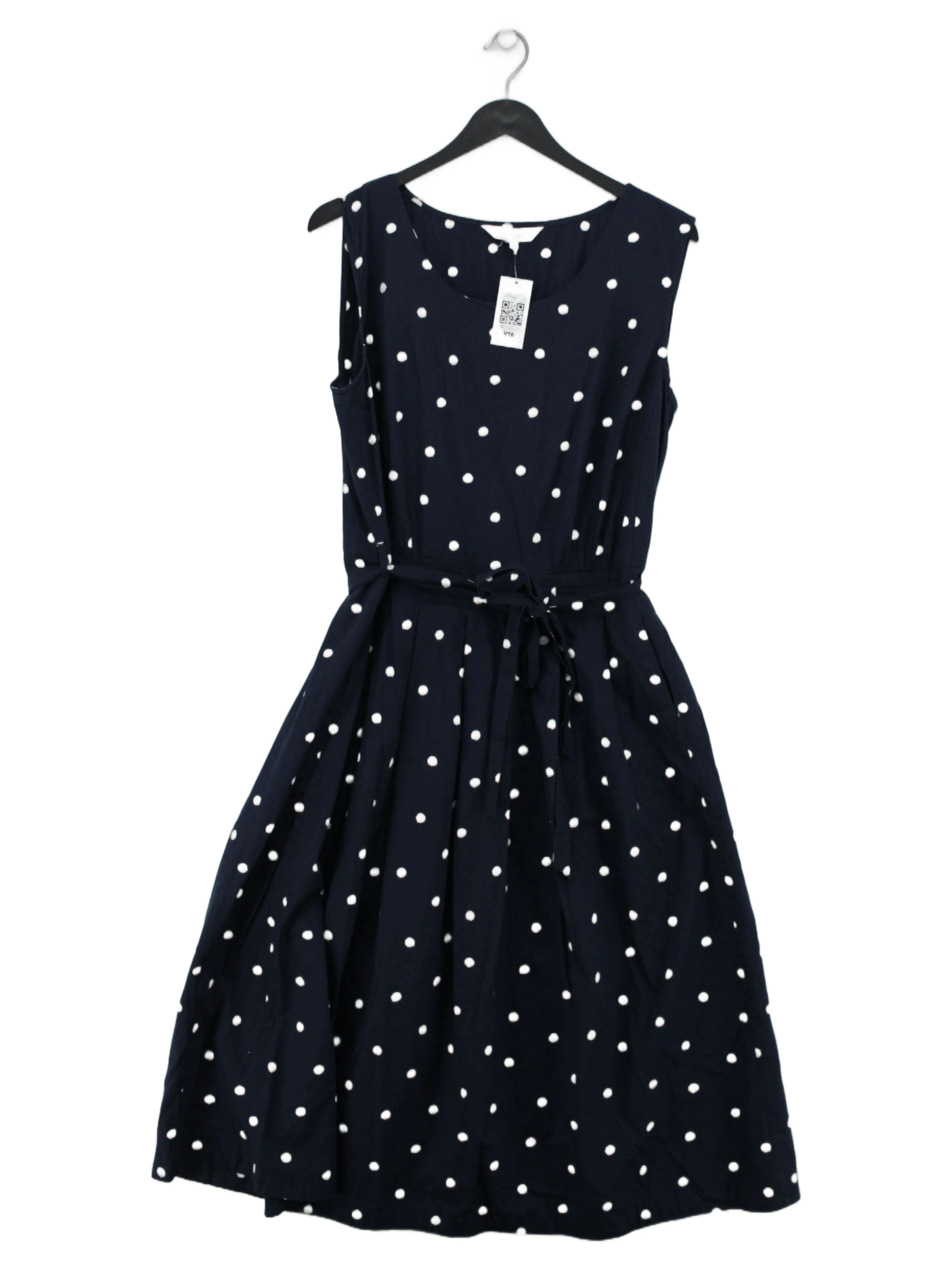 SEASALT CORNWALL A-Line Midi Dress UK16 in Blue