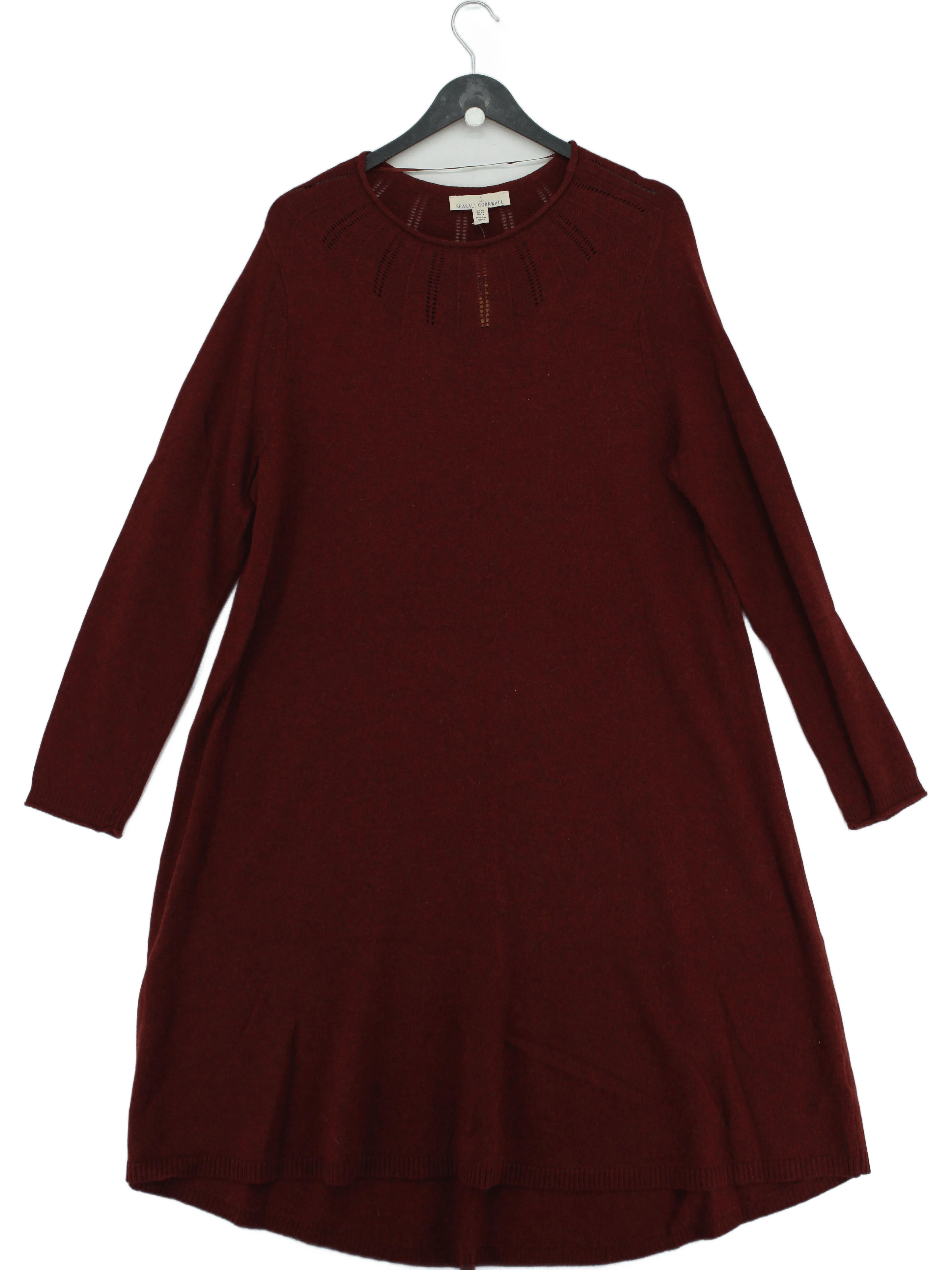 SEASALT CORNWALL A-Line Midi Dress UK18 in Brown