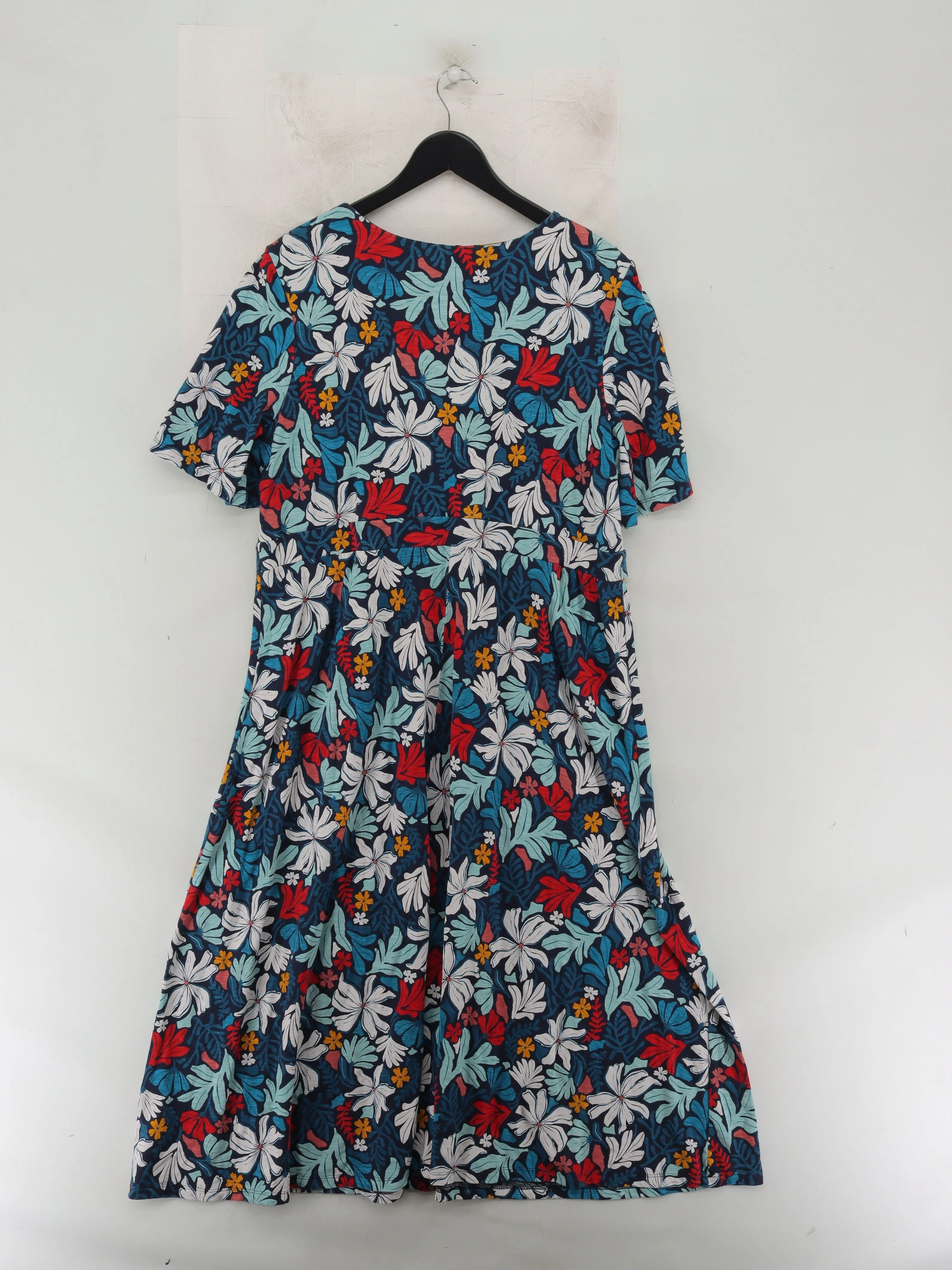 SEASALT CORNWALL A-Line Midi Dress UK20 in Blue - Image 2