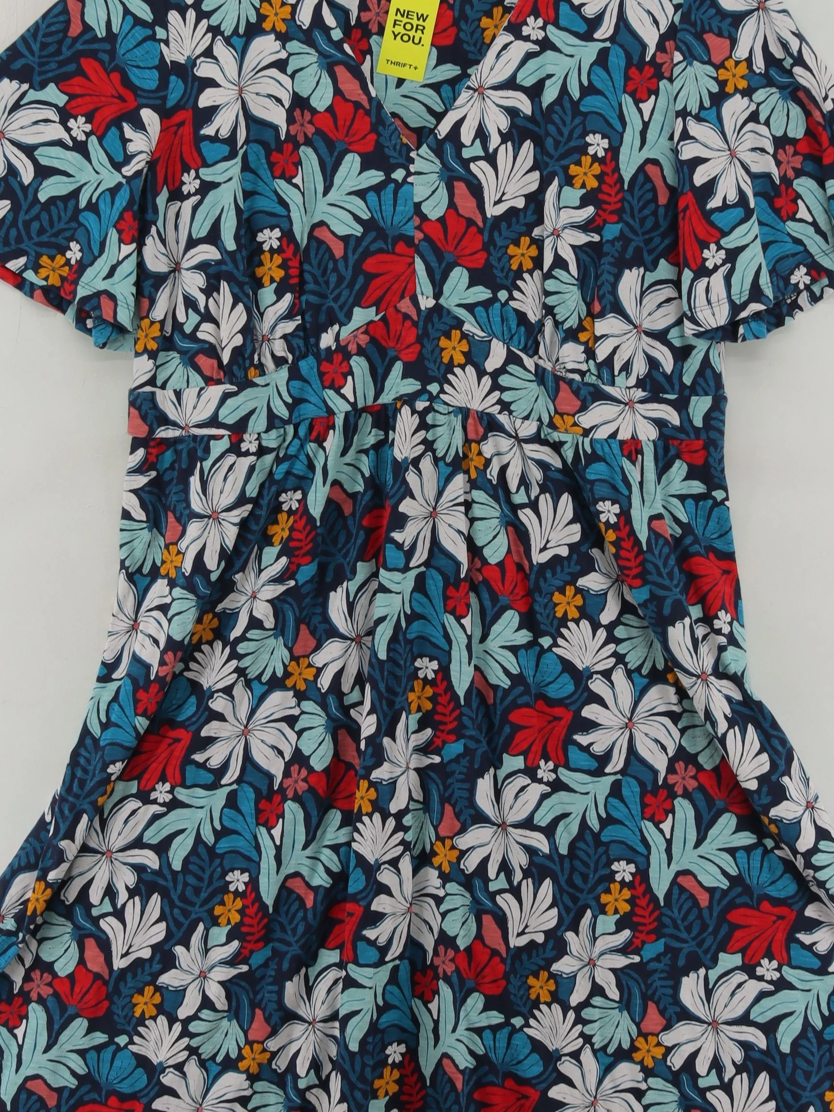 SEASALT CORNWALL A-Line Midi Dress UK20 in Blue - Image 3