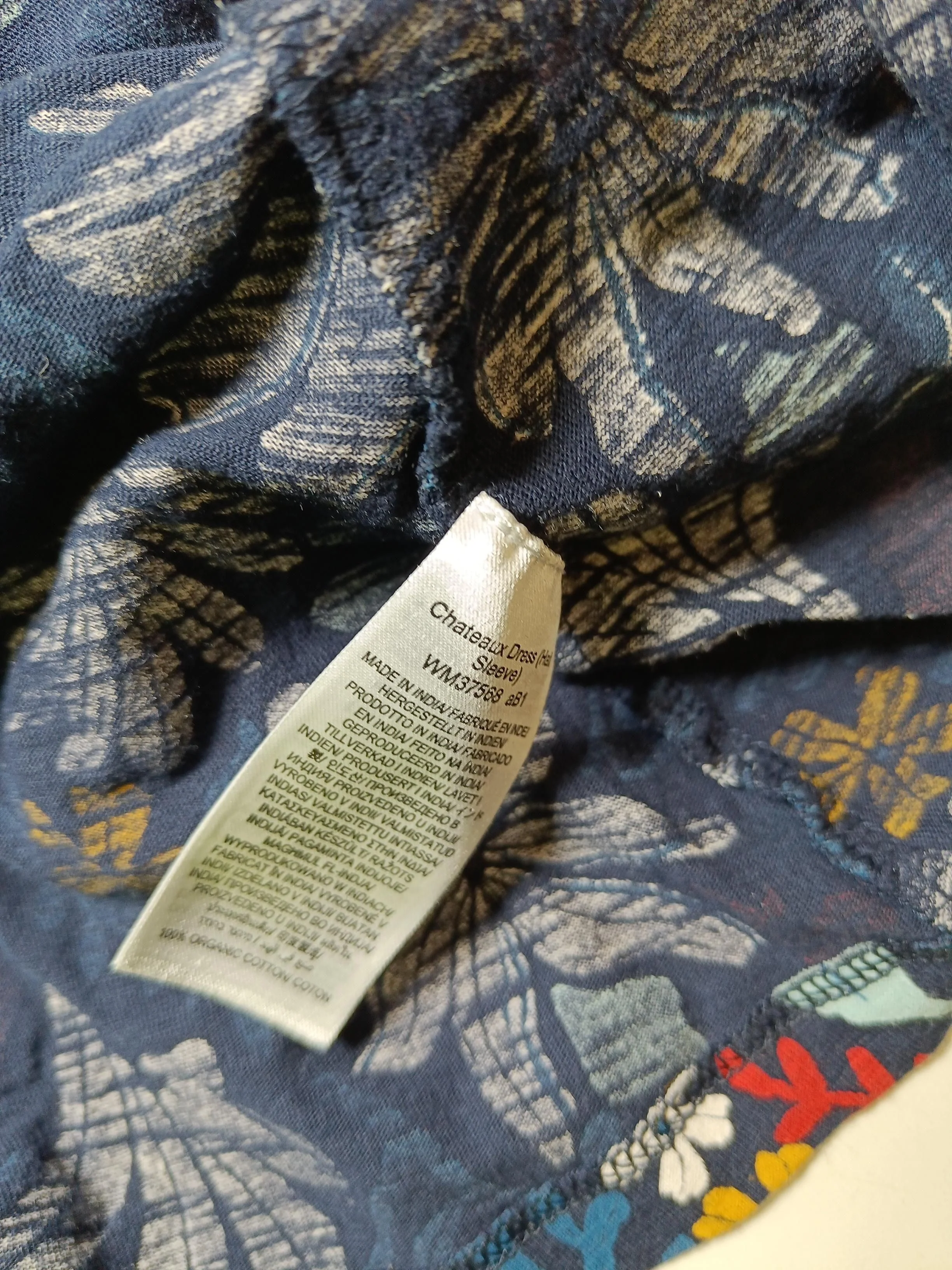 SEASALT CORNWALL A-Line Midi Dress UK20 in Blue - Image 6