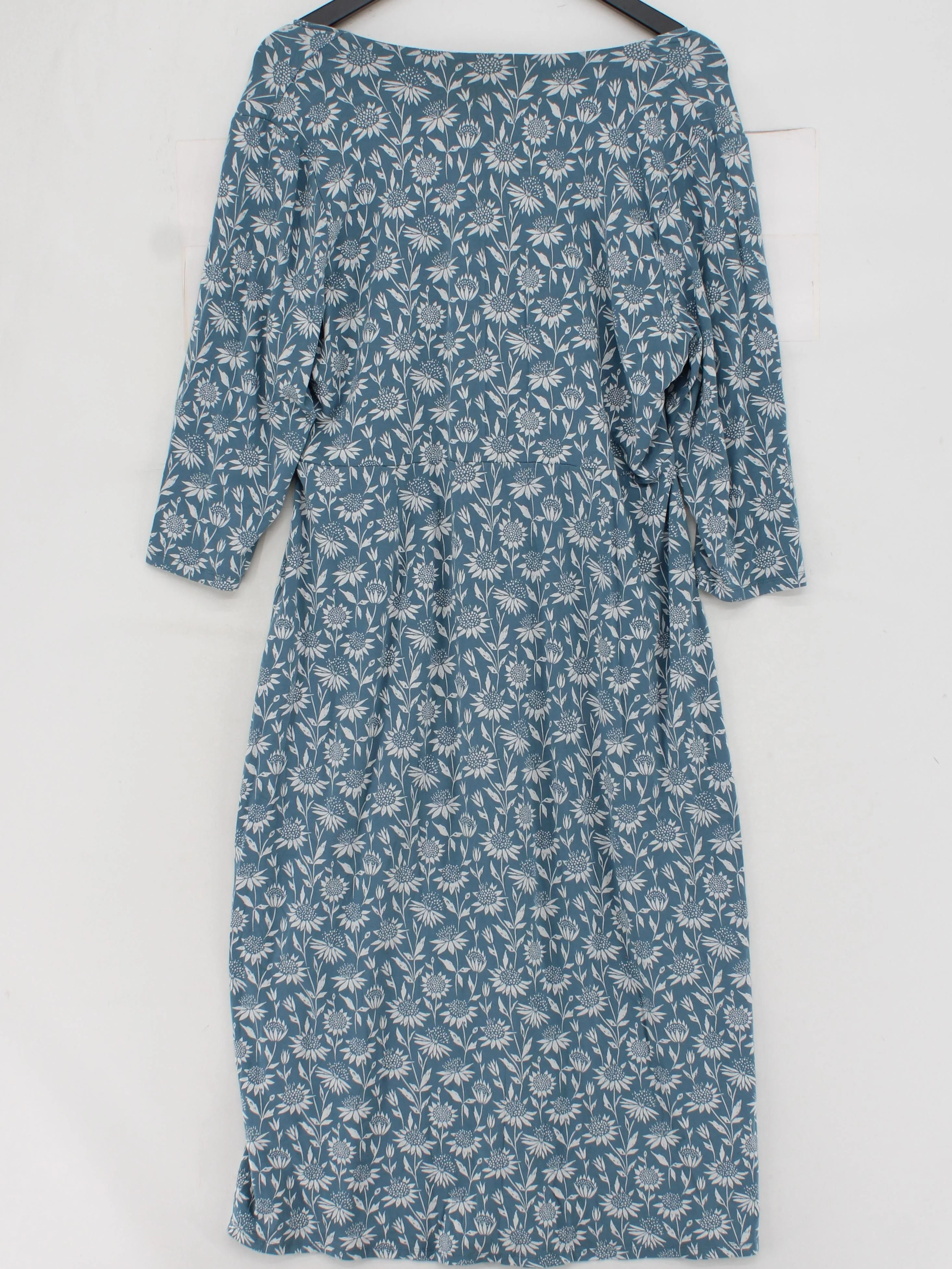 SEASALT CORNWALL A-Line Midi Dress UK8 in Blue - Image 2
