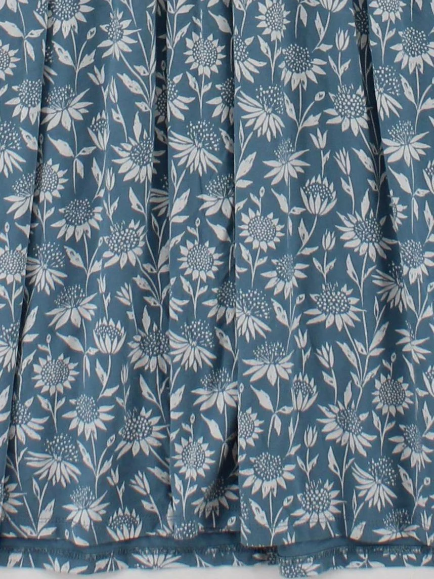 SEASALT CORNWALL A-Line Midi Dress UK8 in Blue - Image 4