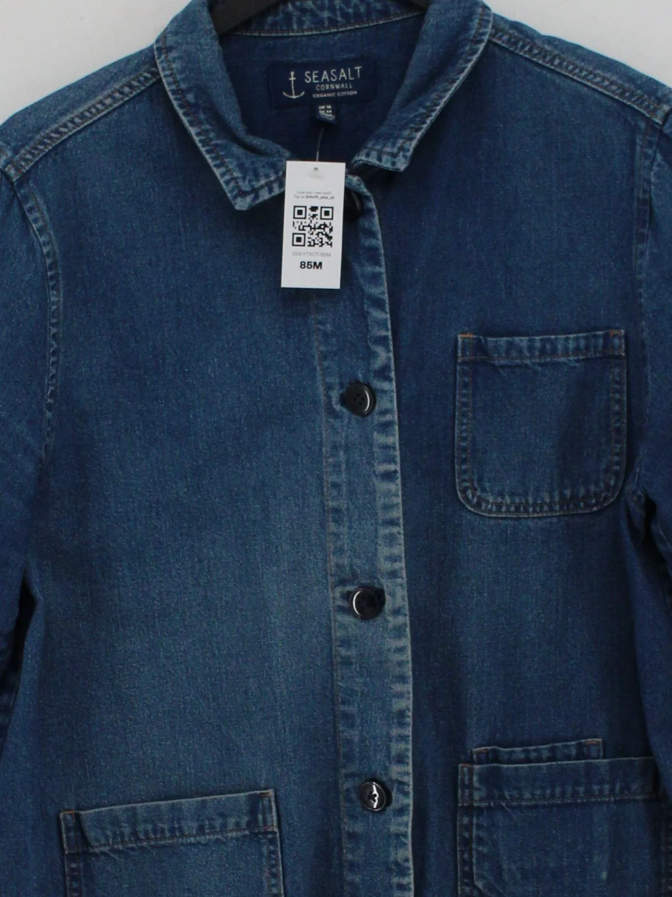 SEASALT CORNWALL Bomber Jacket jacket blue - Image 3