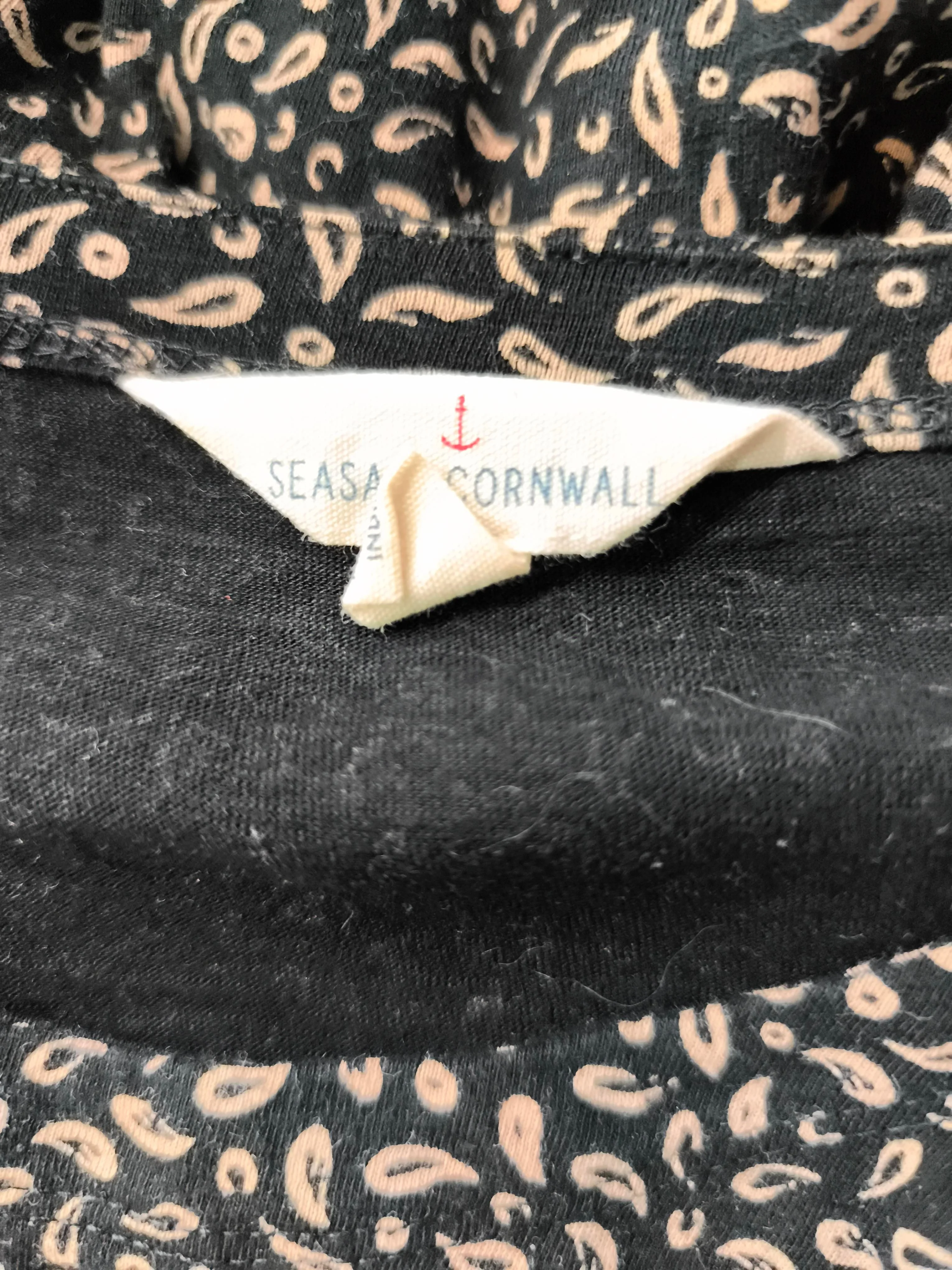 SEASALT CORNWALL Jumper Midi Dress UK12 in Black - Image 5