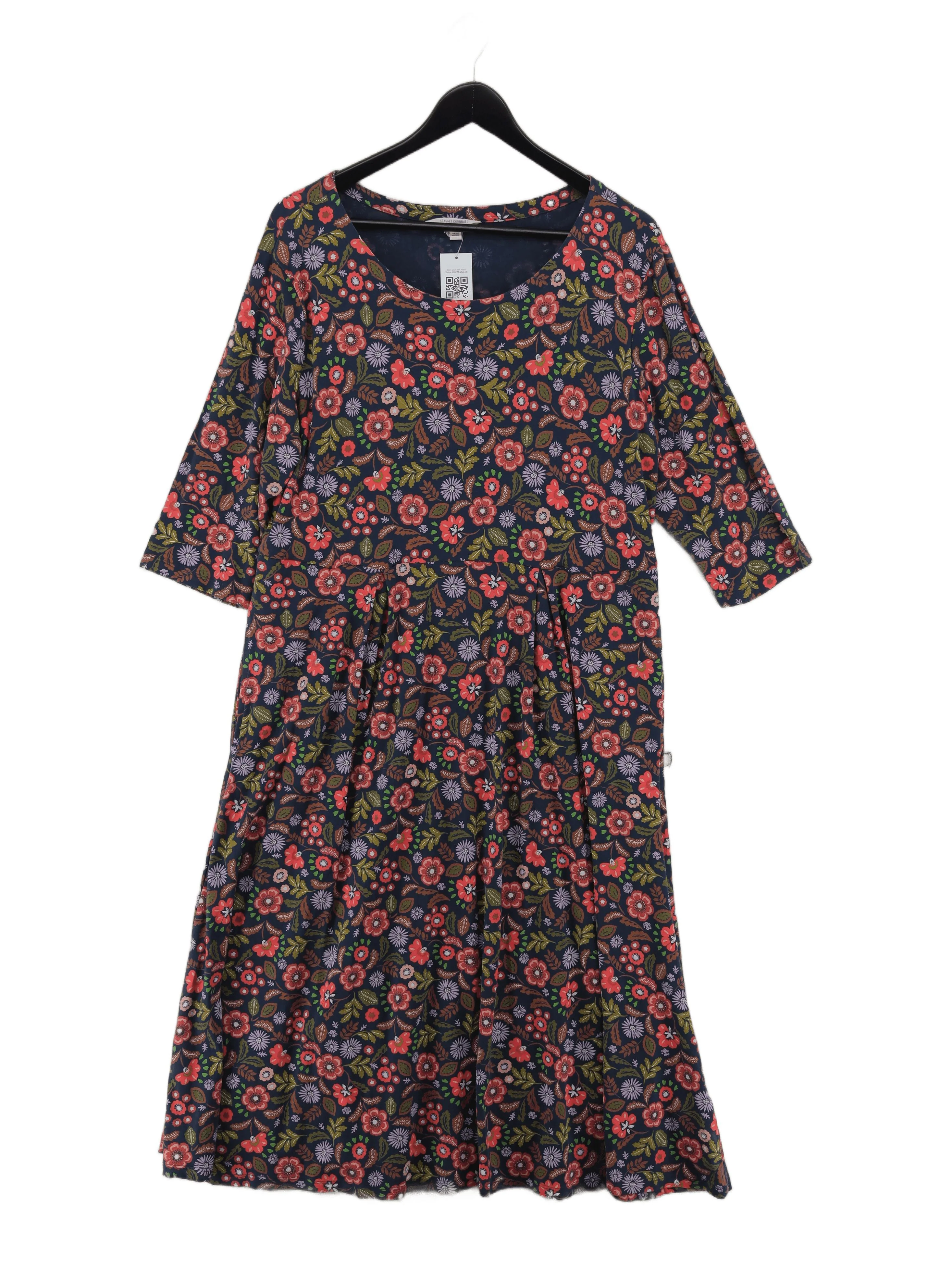 SEASALT CORNWALL Jumper Midi Dress UK12 in Multi
