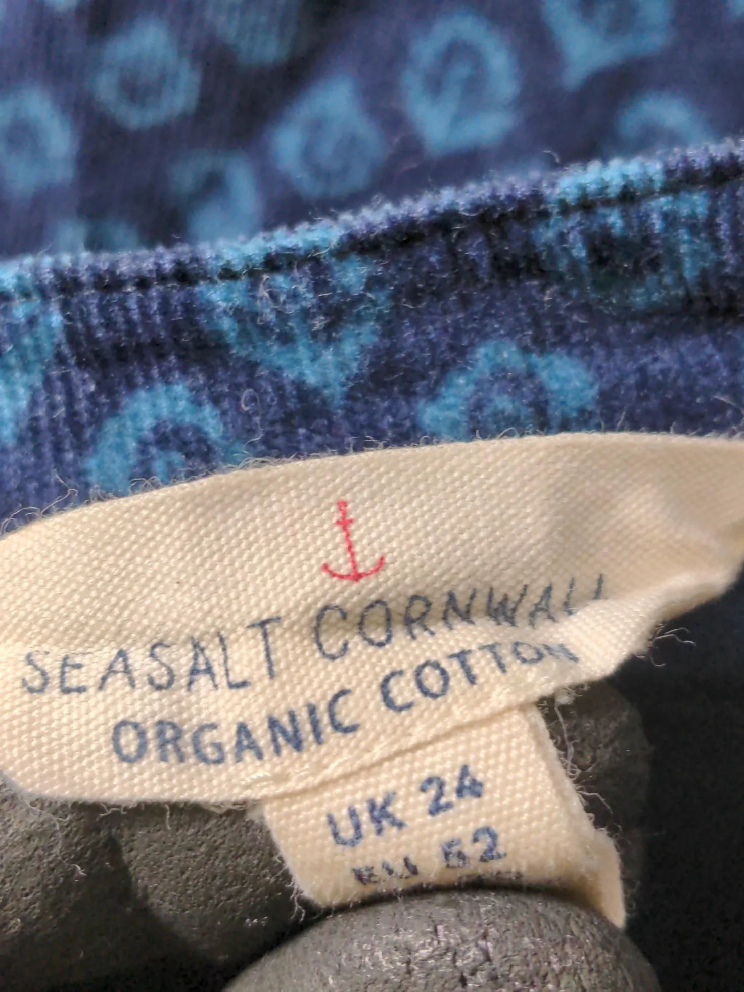 SEASALT CORNWALL Jumper Midi Dress UK24 in Blue - Image 5