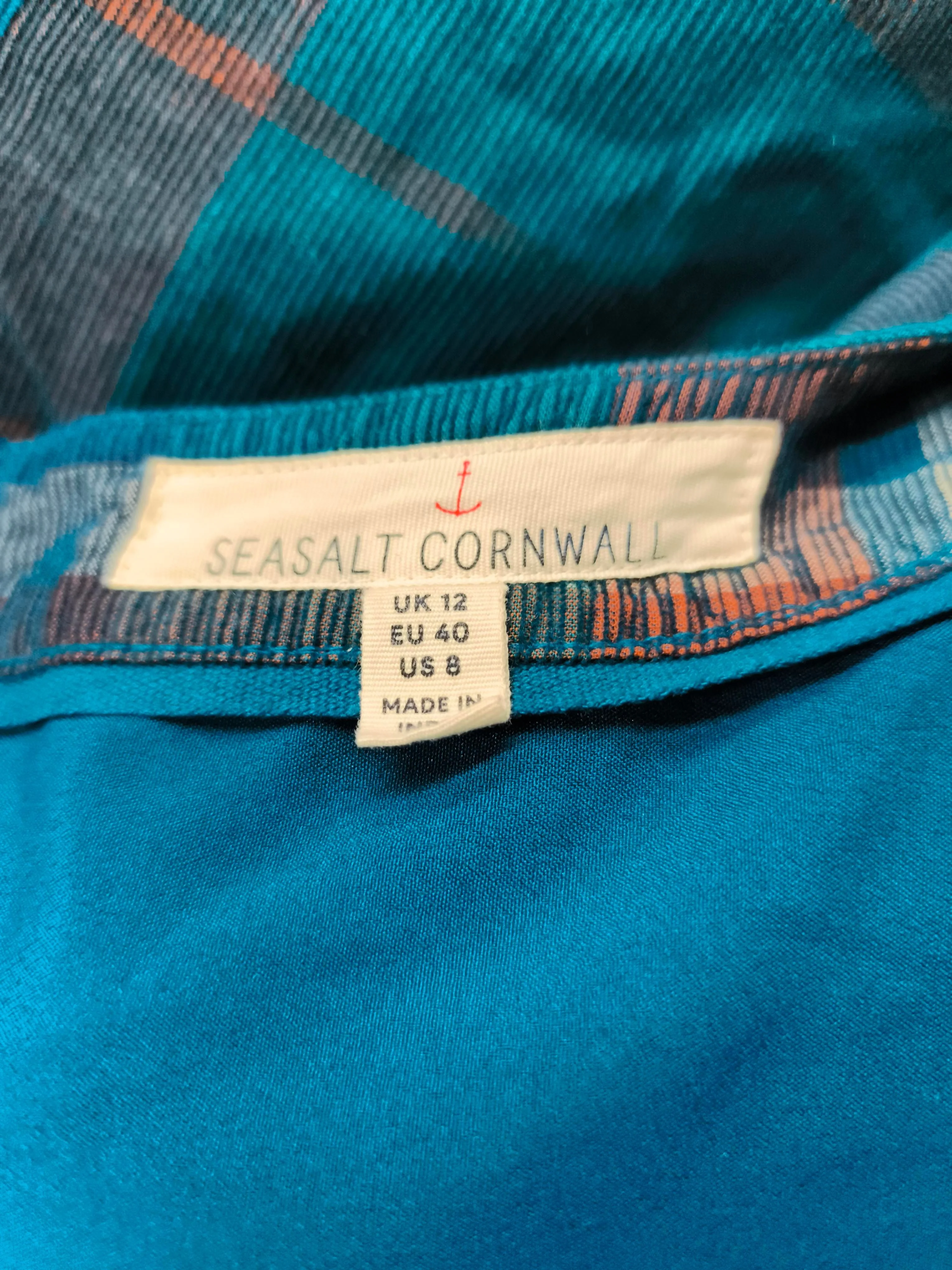 SEASALT CORNWALL Jumper Mini Dress UK12 in Multi - Image 5