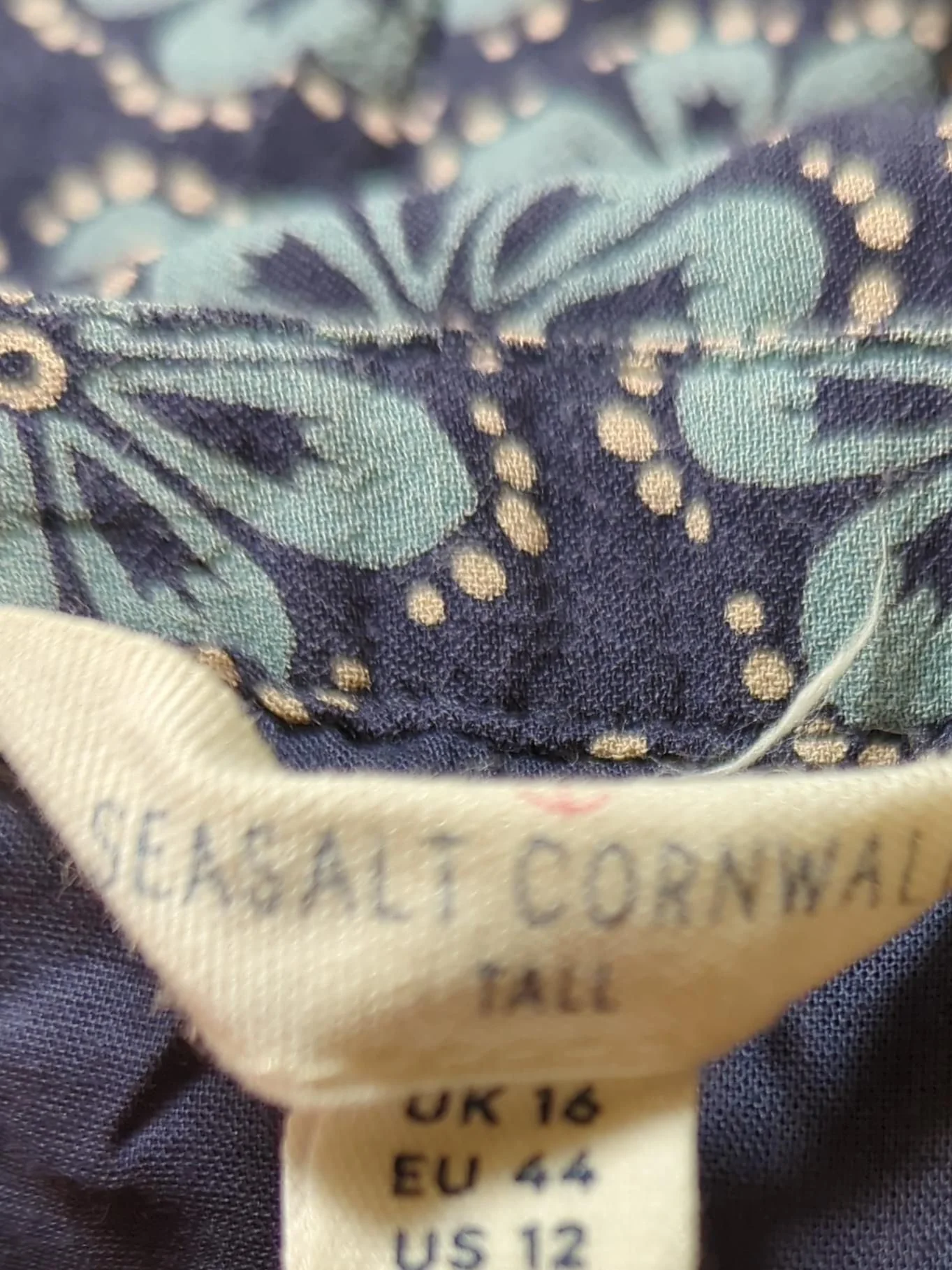 SEASALT CORNWALL Maxi Dress UK16 in Blue - Image 5