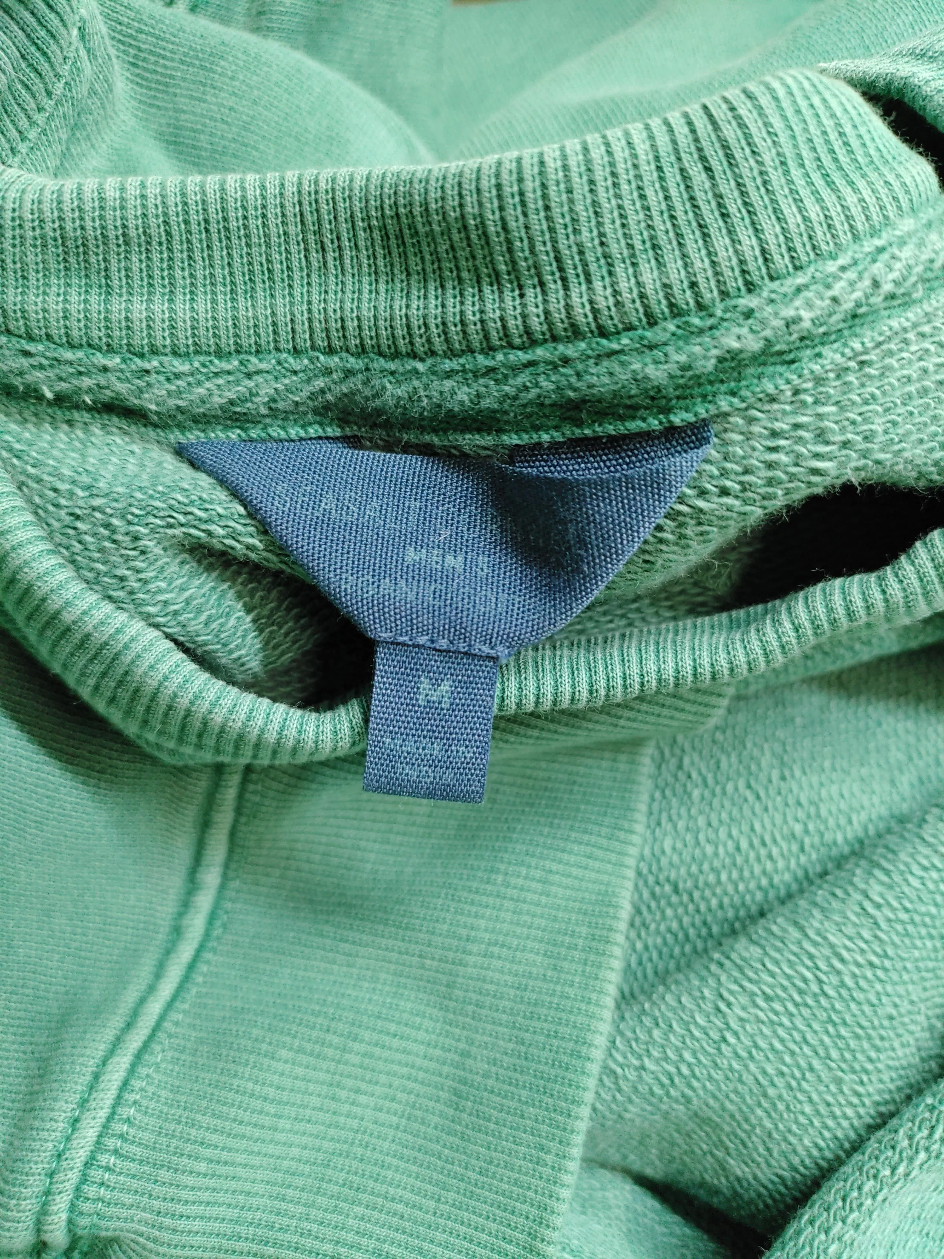 SEASALT CORNWALL Men's Hoodie M Green 100% Cotton Pullover - Image 6