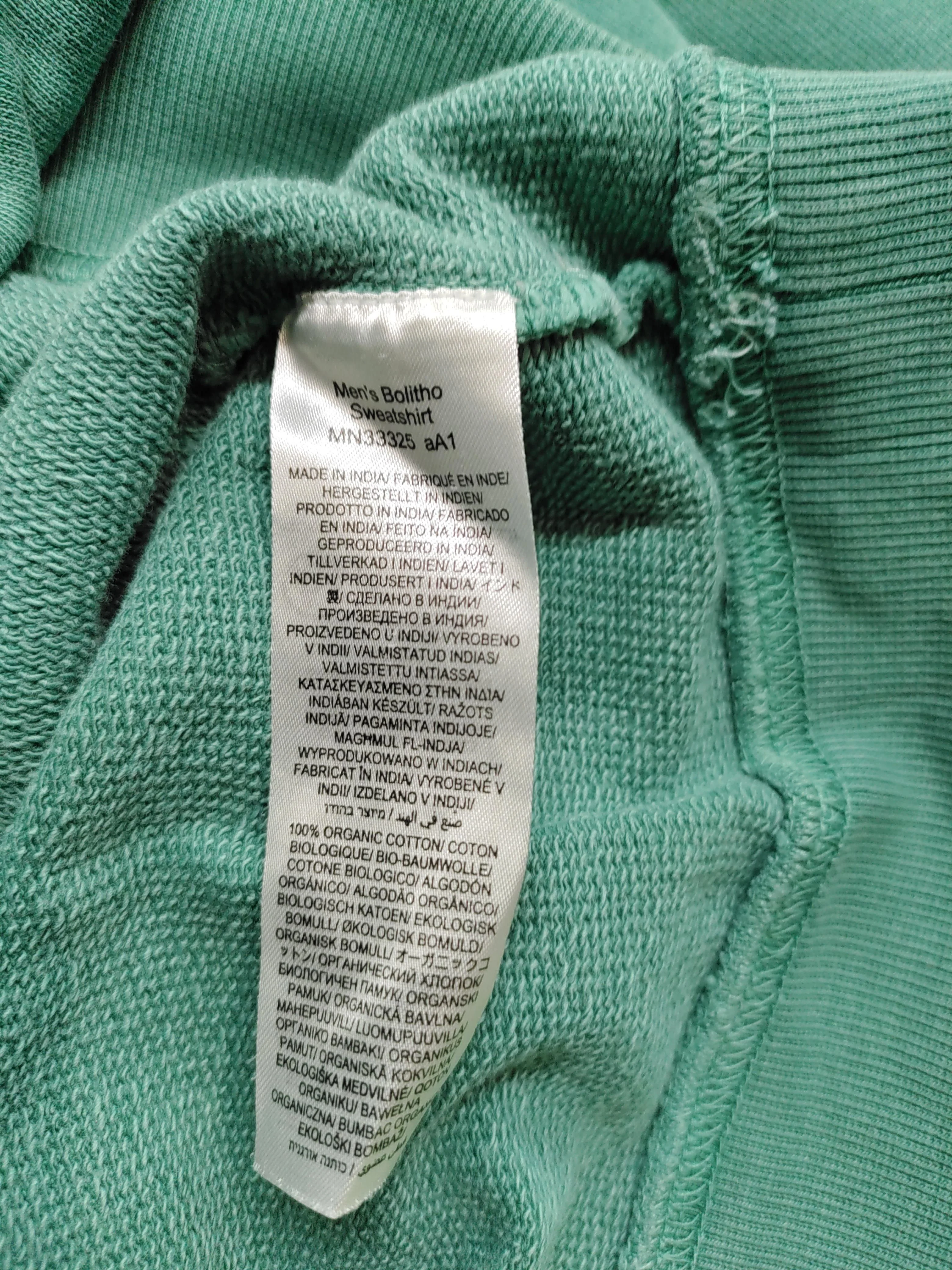 SEASALT CORNWALL Men's Hoodie M Green 100% Cotton Pullover - Image 7