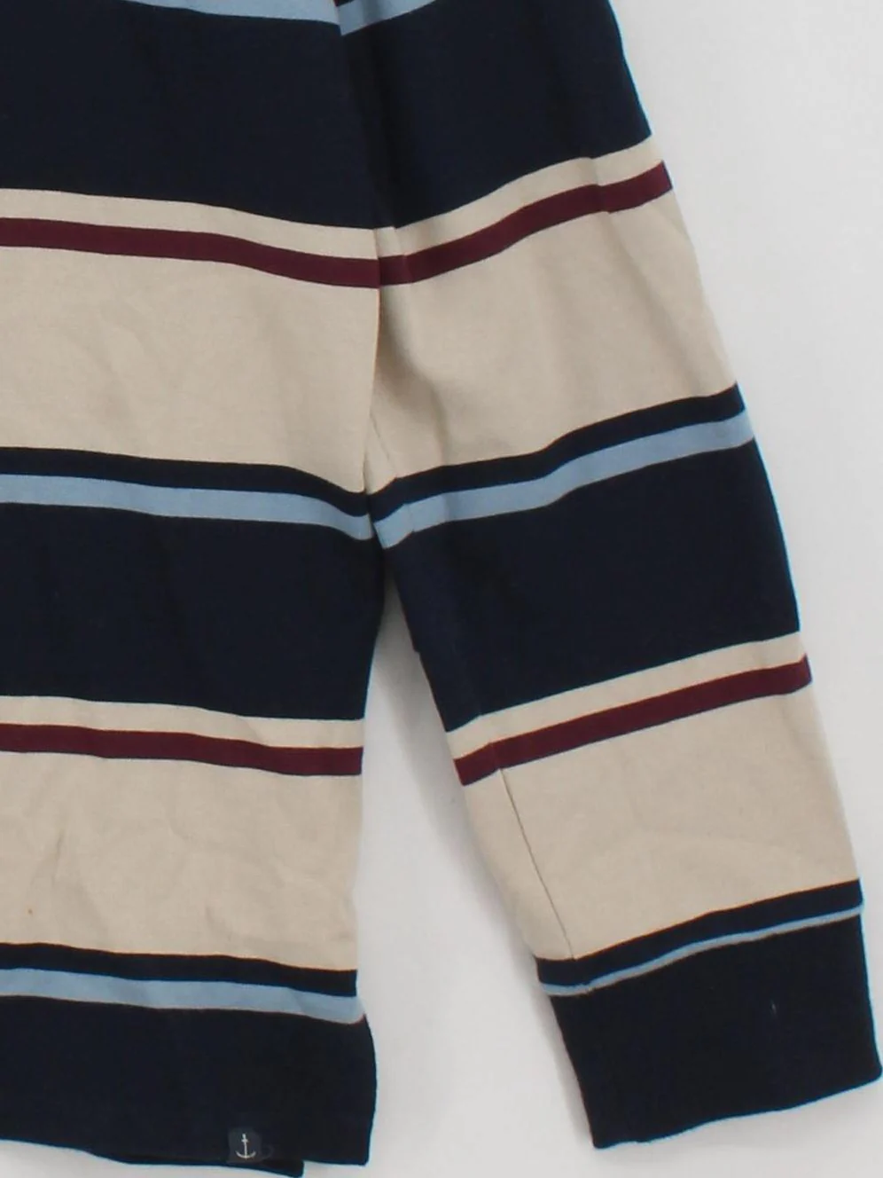 SEASALT CORNWALL Men's Polo M Multi Striped 100% Cotton Basic - Image 4