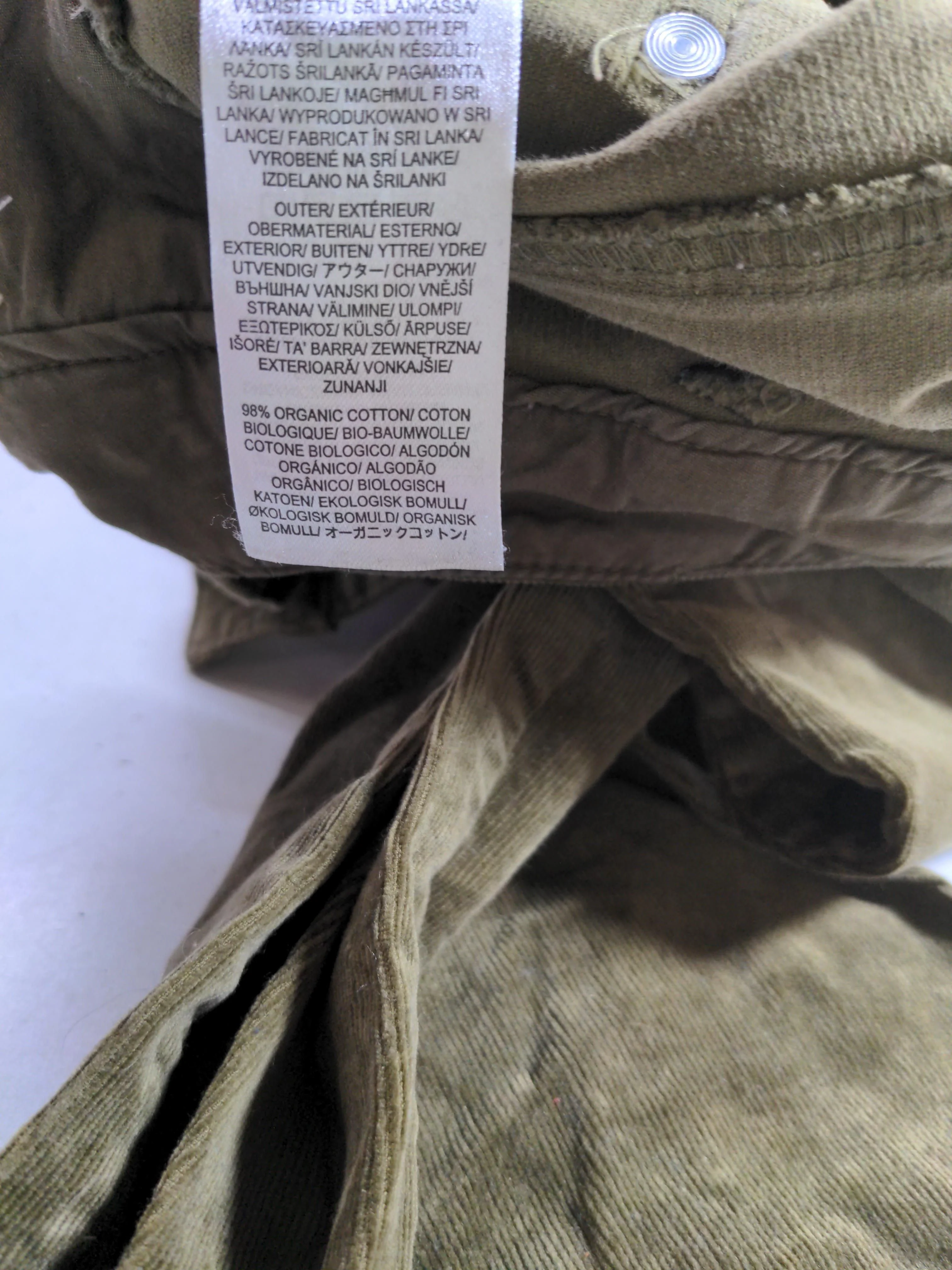 SEASALT CORNWALL Men's Trousers L Green 100% Cotton Straight Chino - Image 6