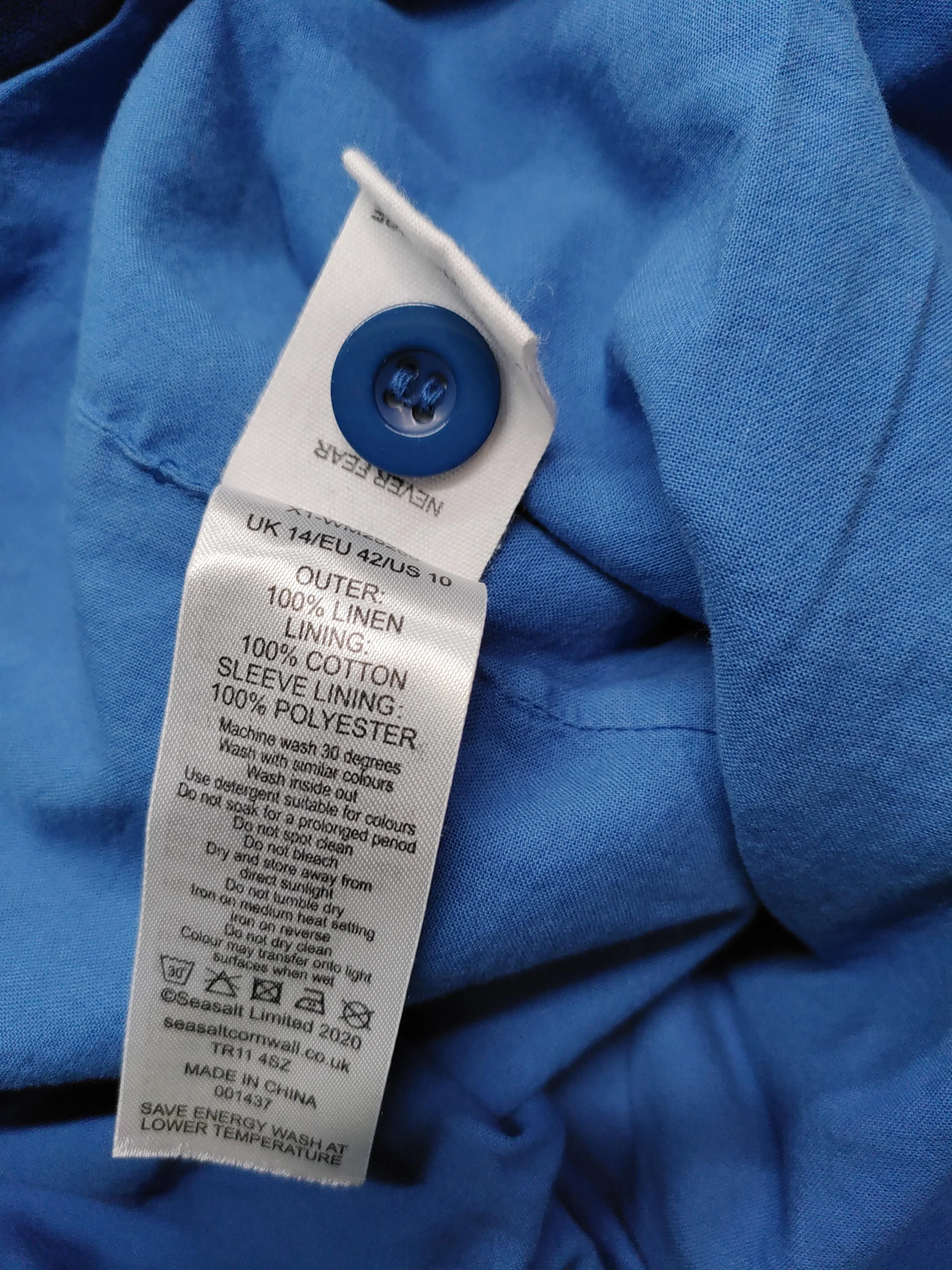 SEASALT CORNWALL Overcoat jacket blue - Image 6