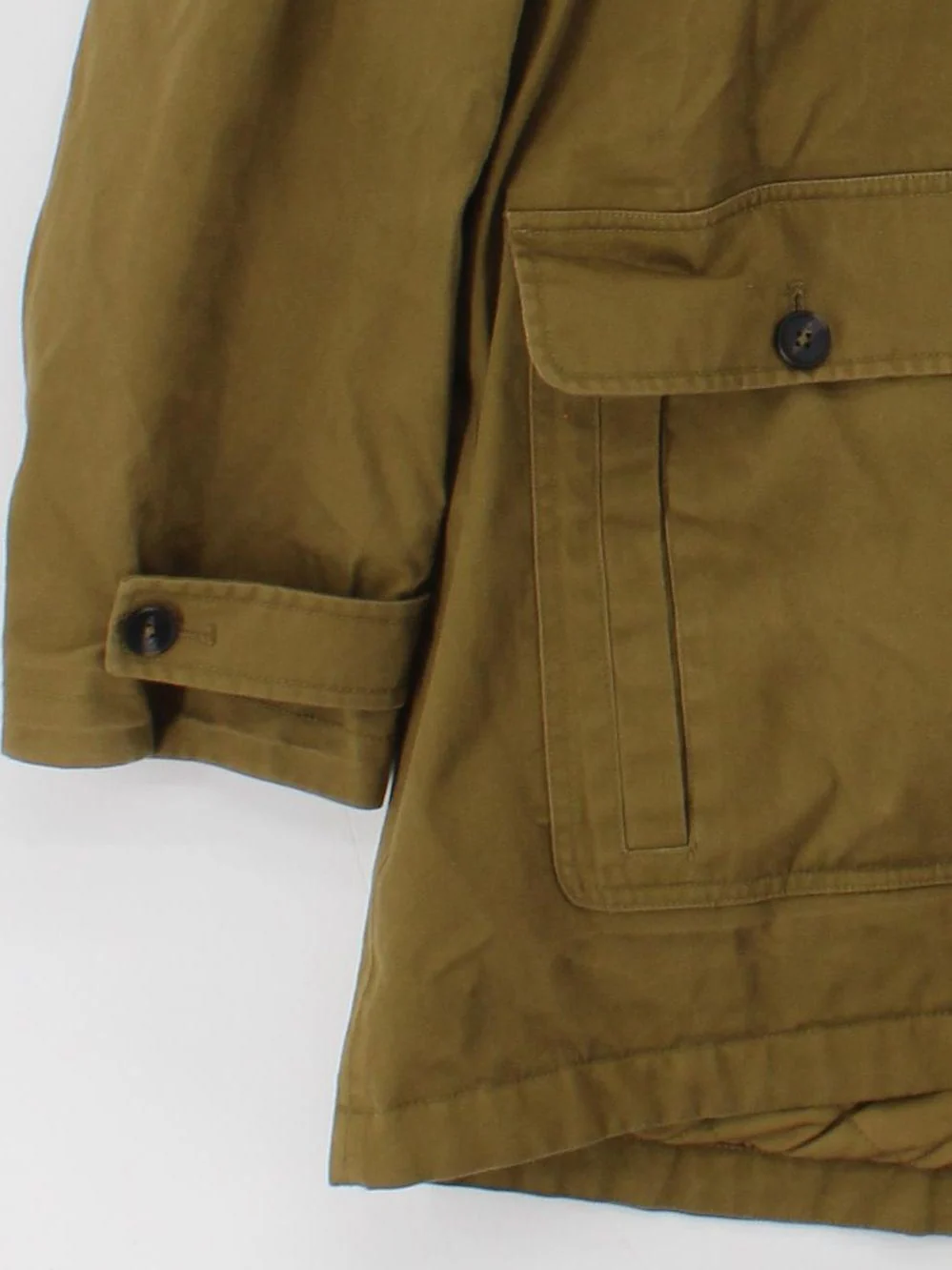 SEASALT CORNWALL Rain Coat jacket green - Image 4