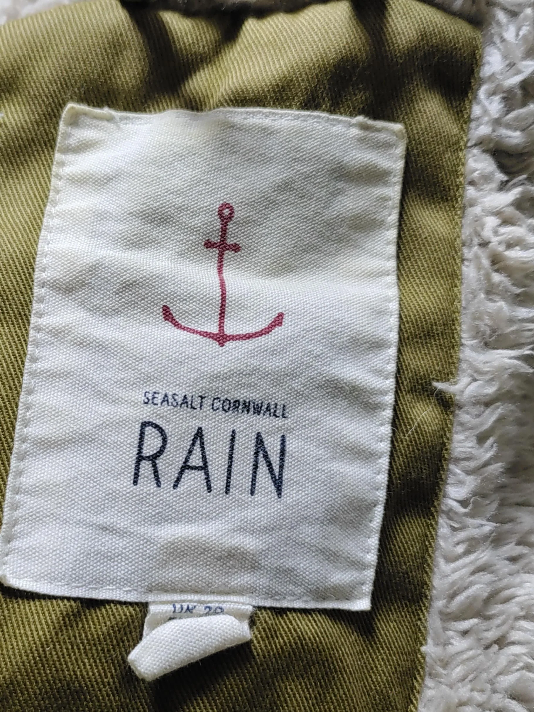 SEASALT CORNWALL Rain Coat jacket green - Image 5