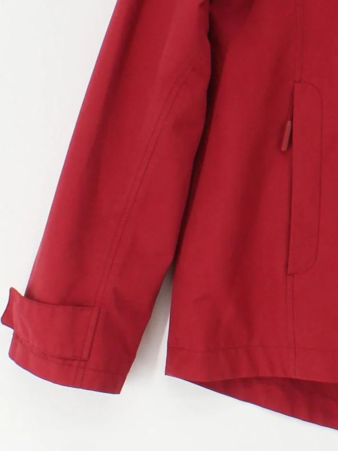 SEASALT CORNWALL Rain Coat jacket red - Image 4