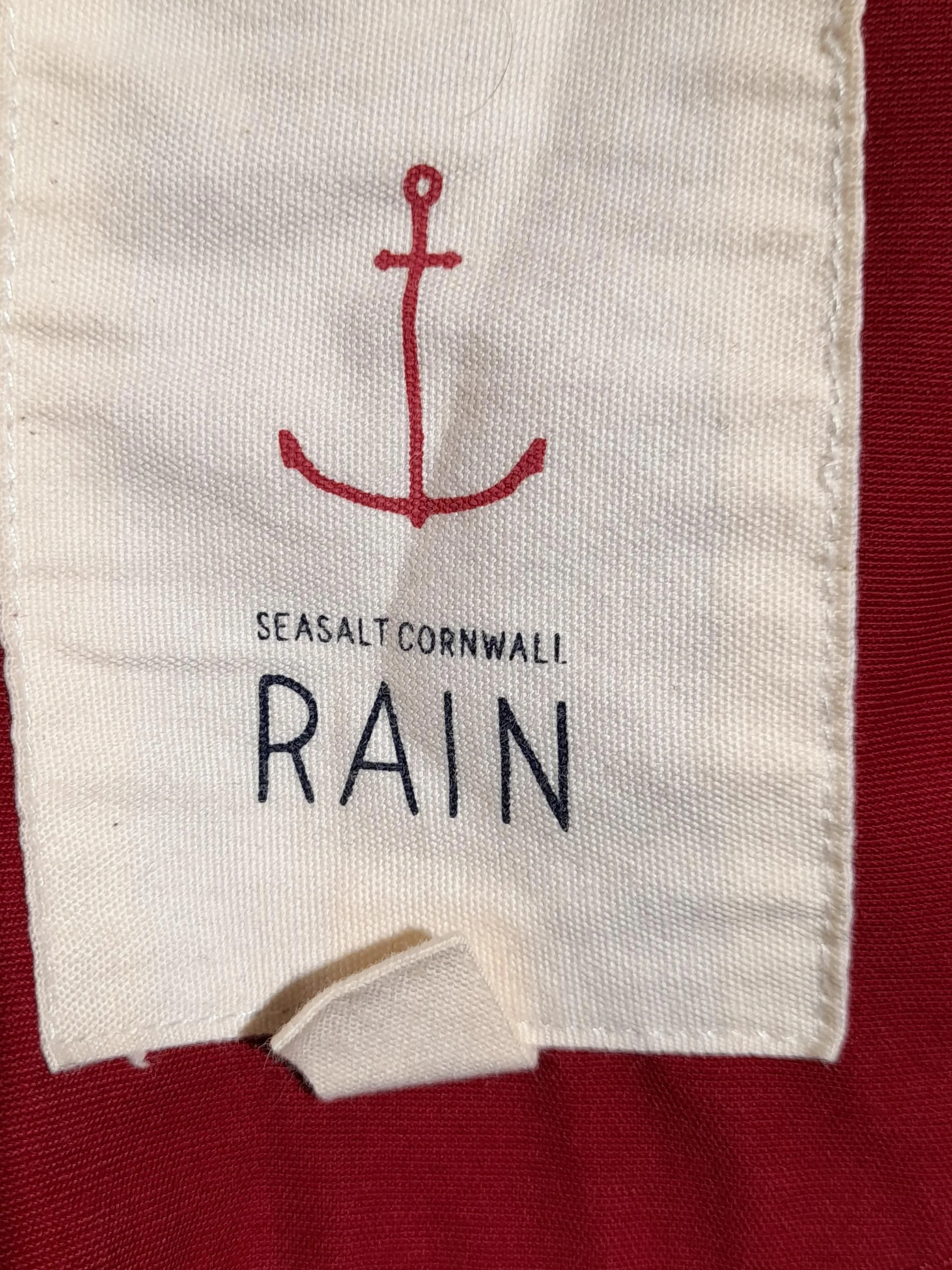 SEASALT CORNWALL Rain Coat jacket red - Image 8