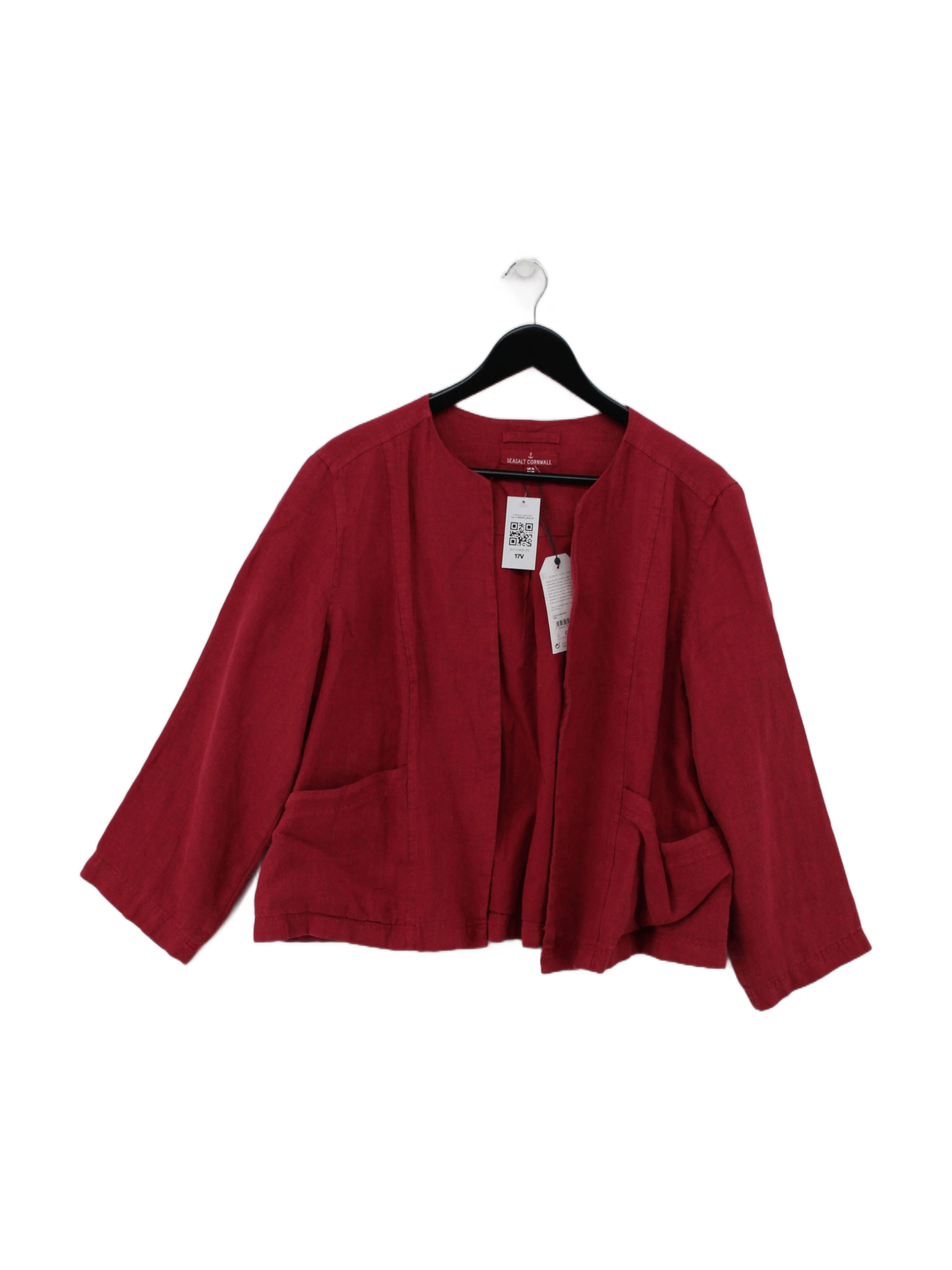 SEASALT CORNWALL Rain Coat jacket red