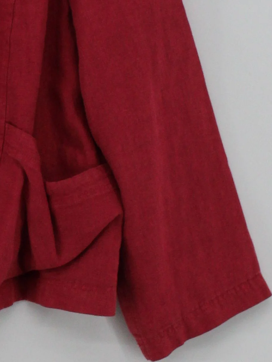 SEASALT CORNWALL Rain Coat jacket red - Image 4