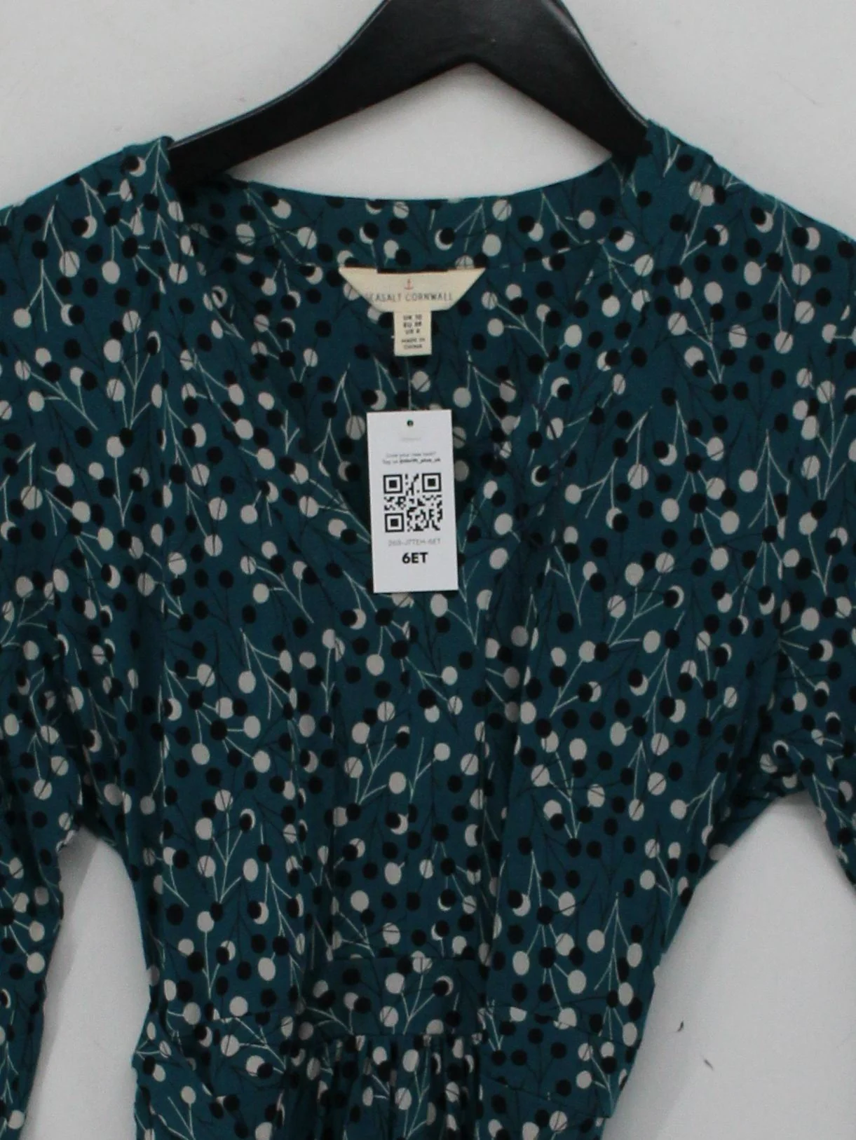 SEASALT CORNWALL Shirt Midi Dress UK10 in Green - Image 3