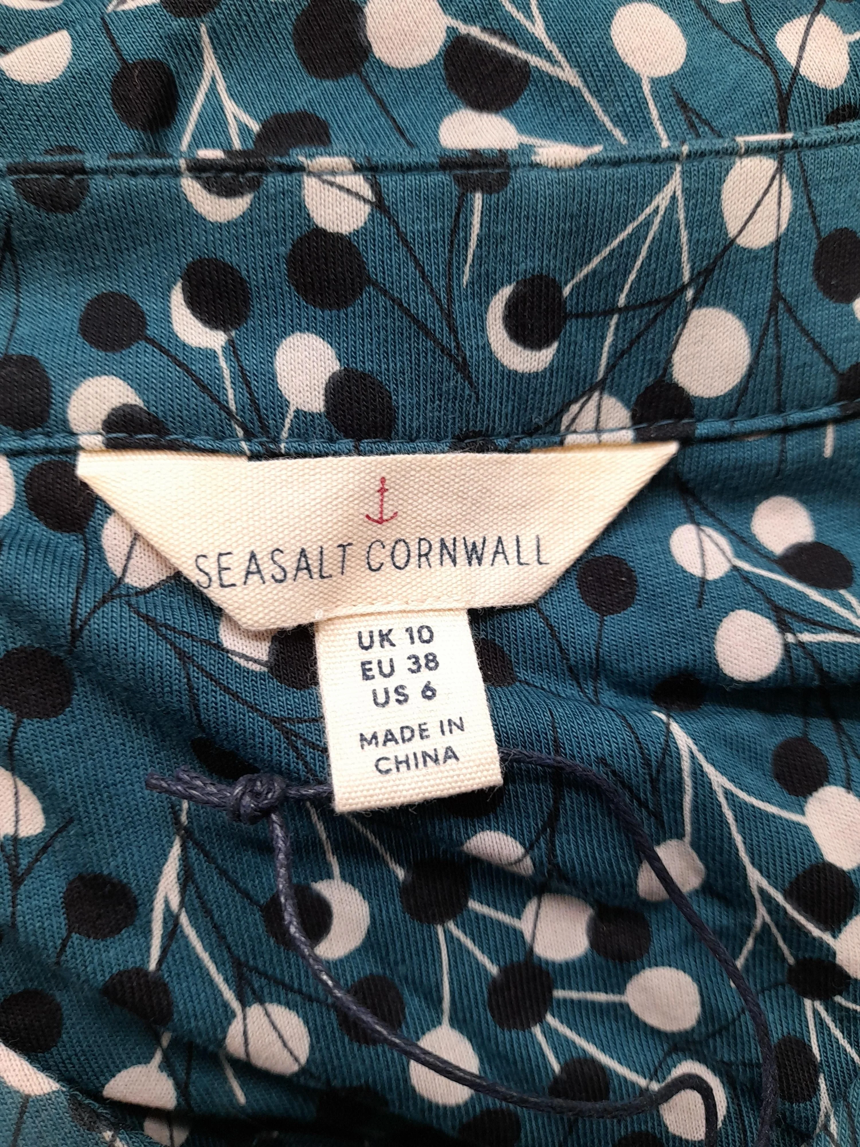 SEASALT CORNWALL Shirt Midi Dress UK10 in Green - Image 5