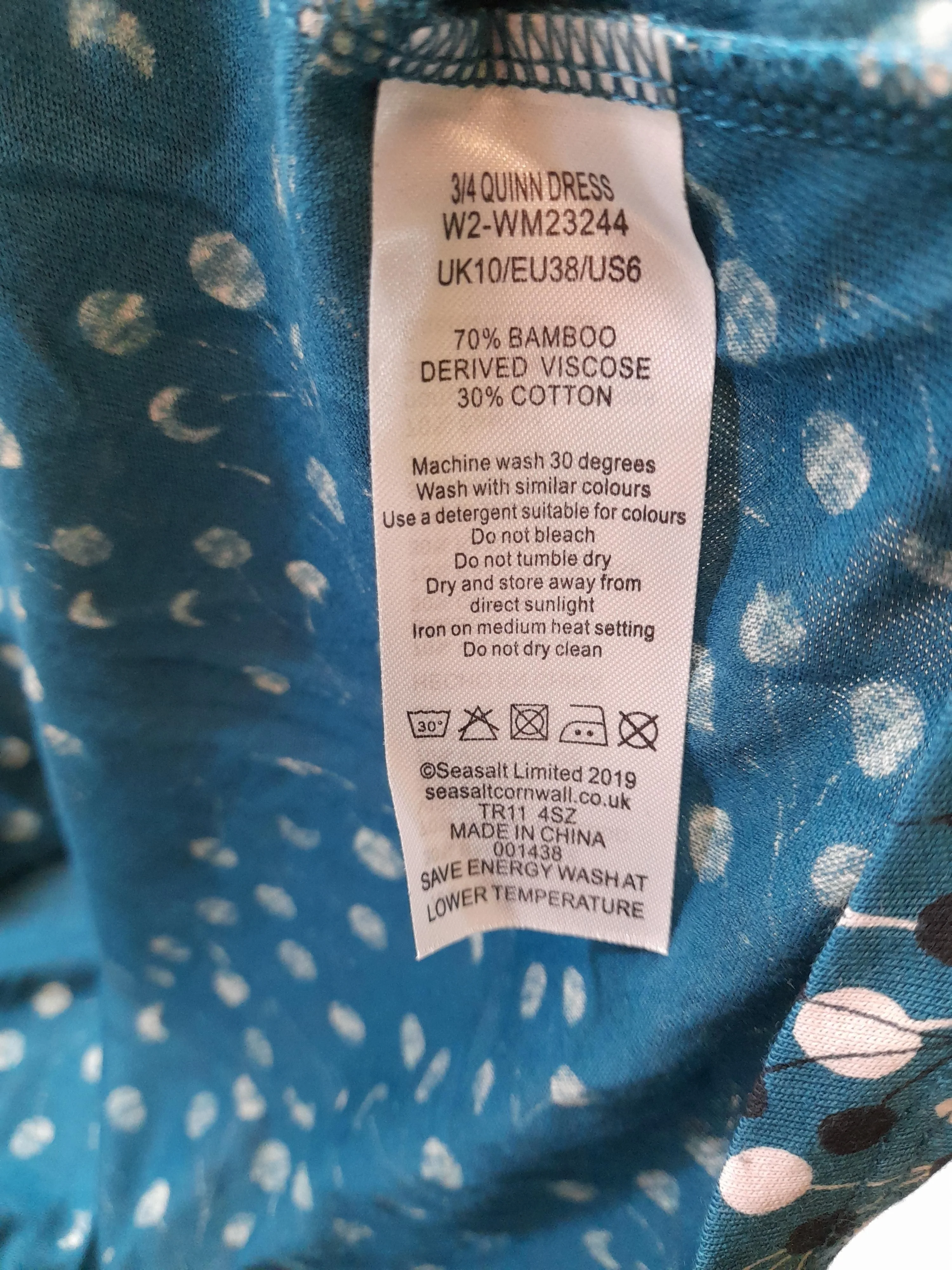 SEASALT CORNWALL Shirt Midi Dress UK10 in Green - Image 6