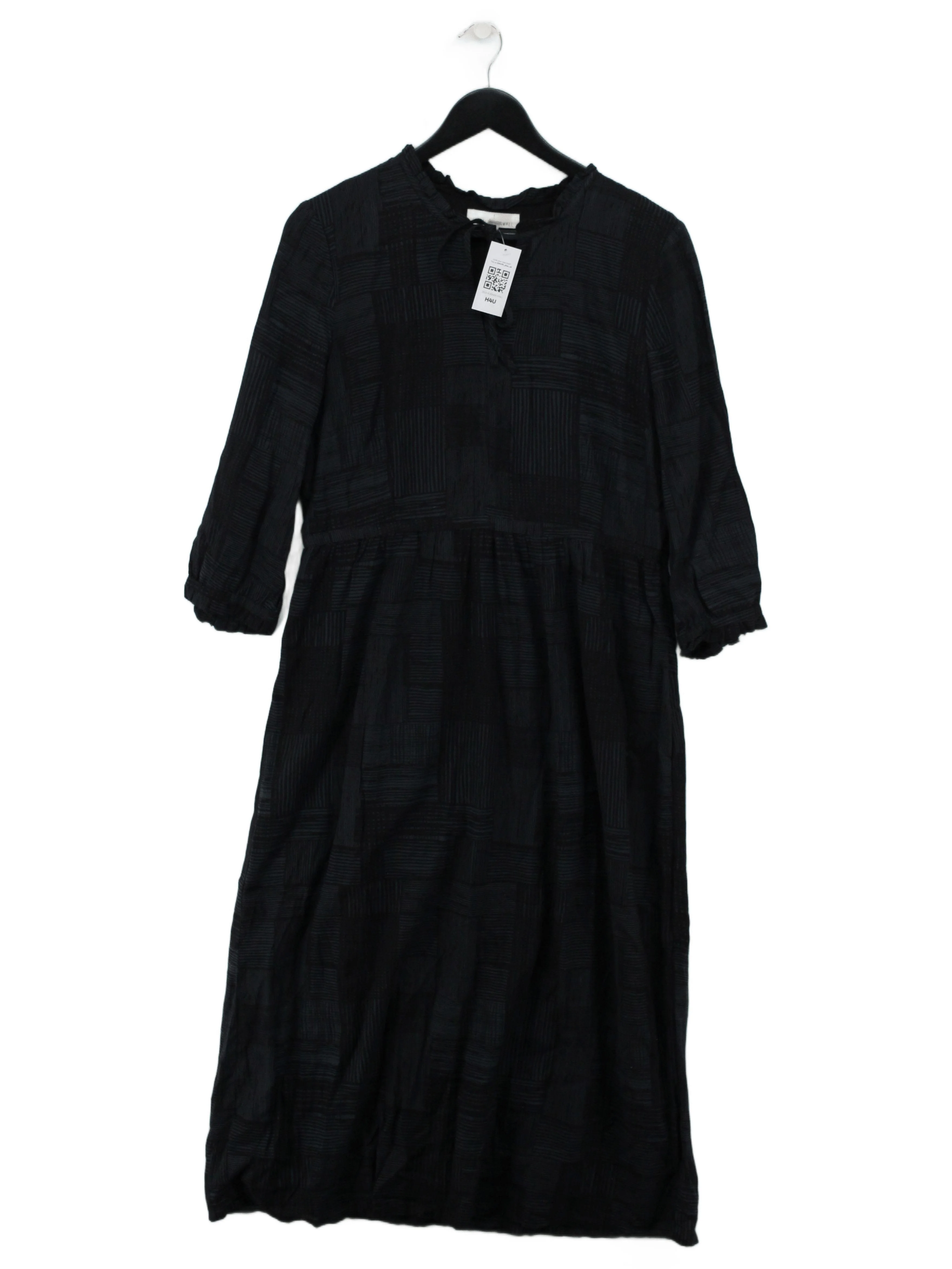 SEASALT CORNWALL Shirt Midi Dress UK14 in Black