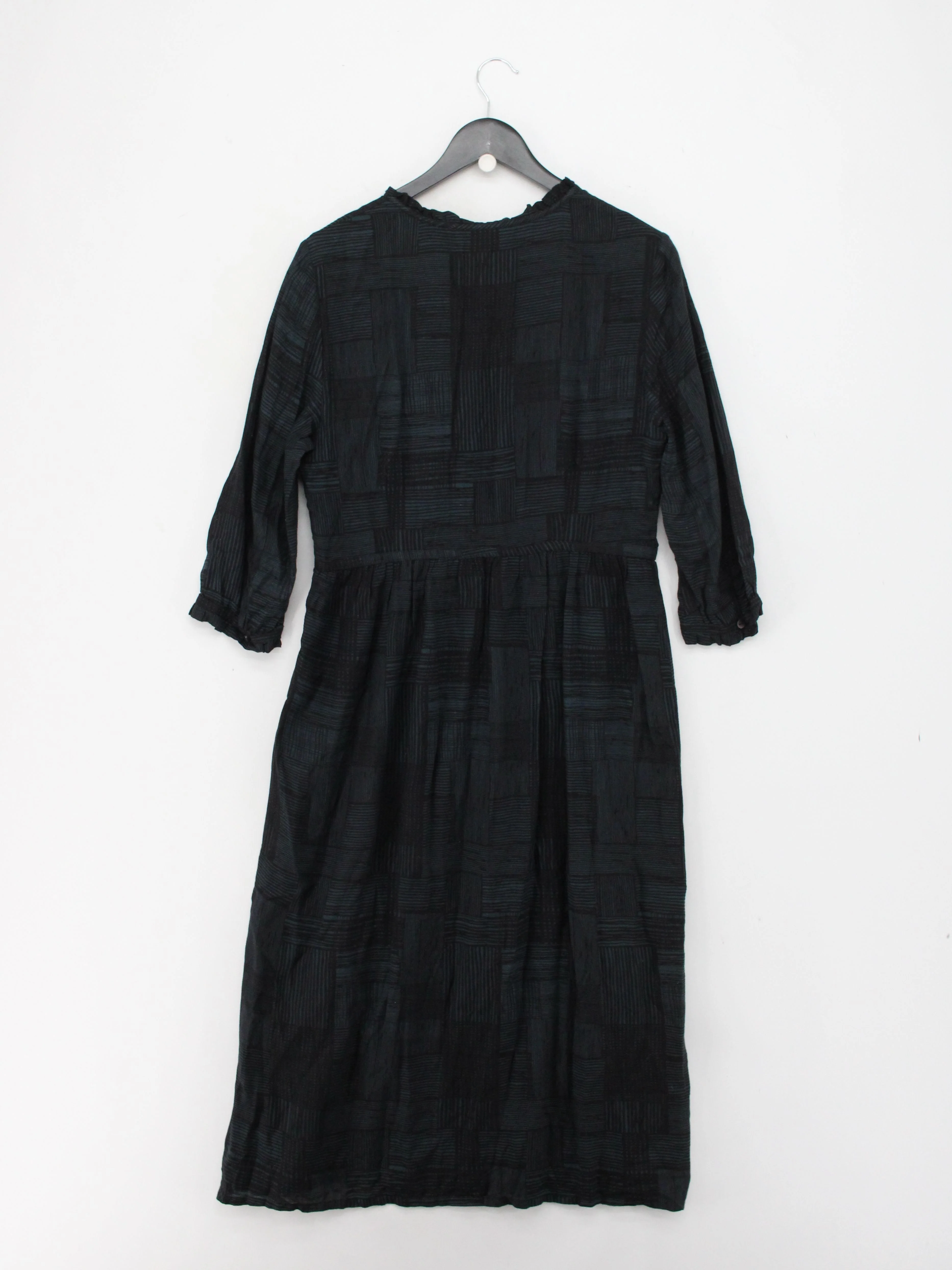 SEASALT CORNWALL Shirt Midi Dress UK14 in Black - Image 2