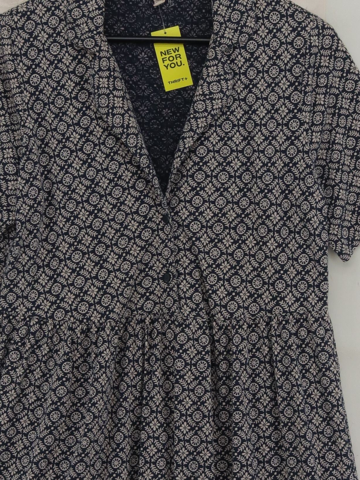 SEASALT CORNWALL Shirt Midi Dress UK14 in Blue - Image 3
