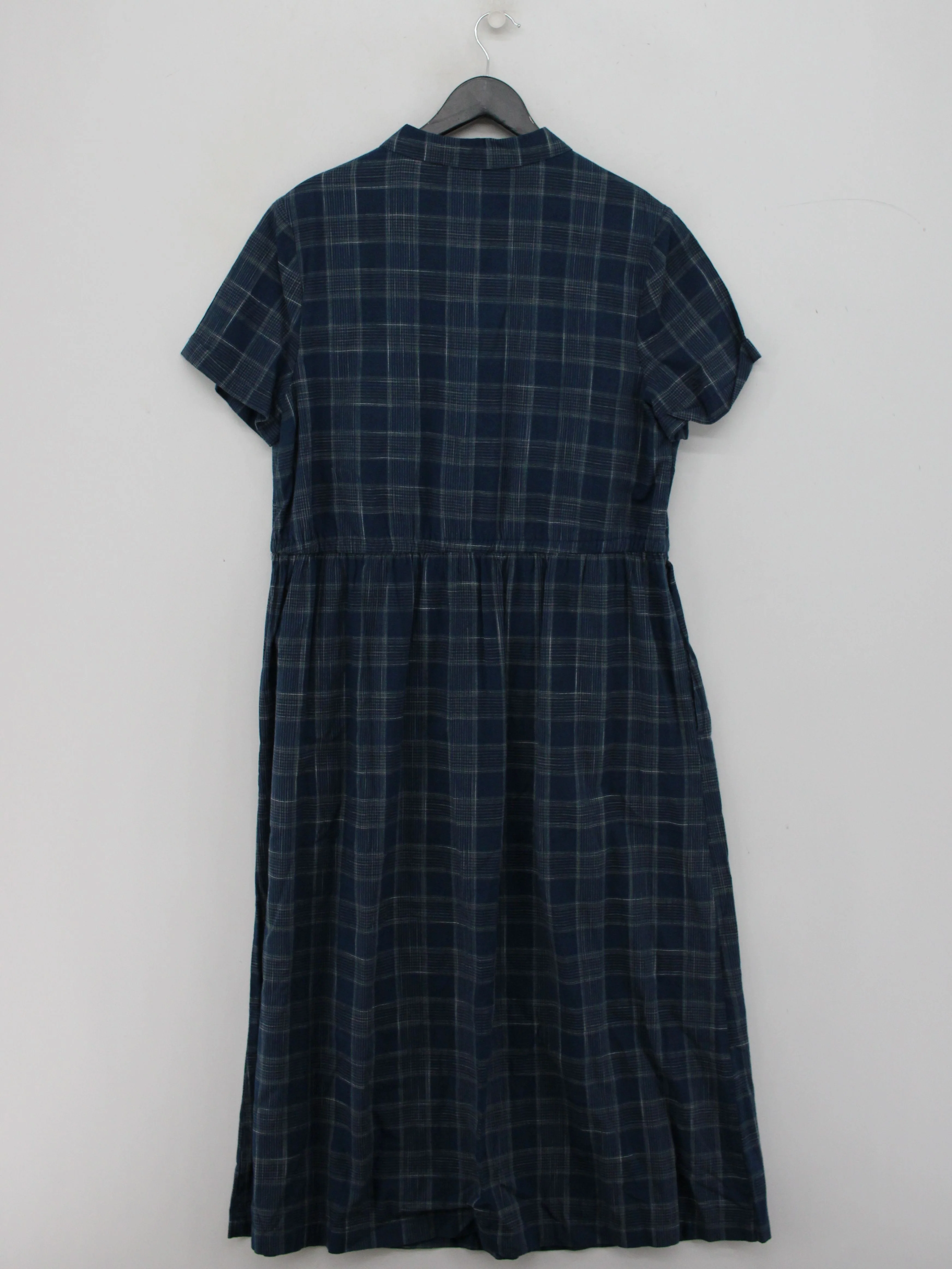 SEASALT CORNWALL Shirt Midi Dress UK14 in Blue - Image 2