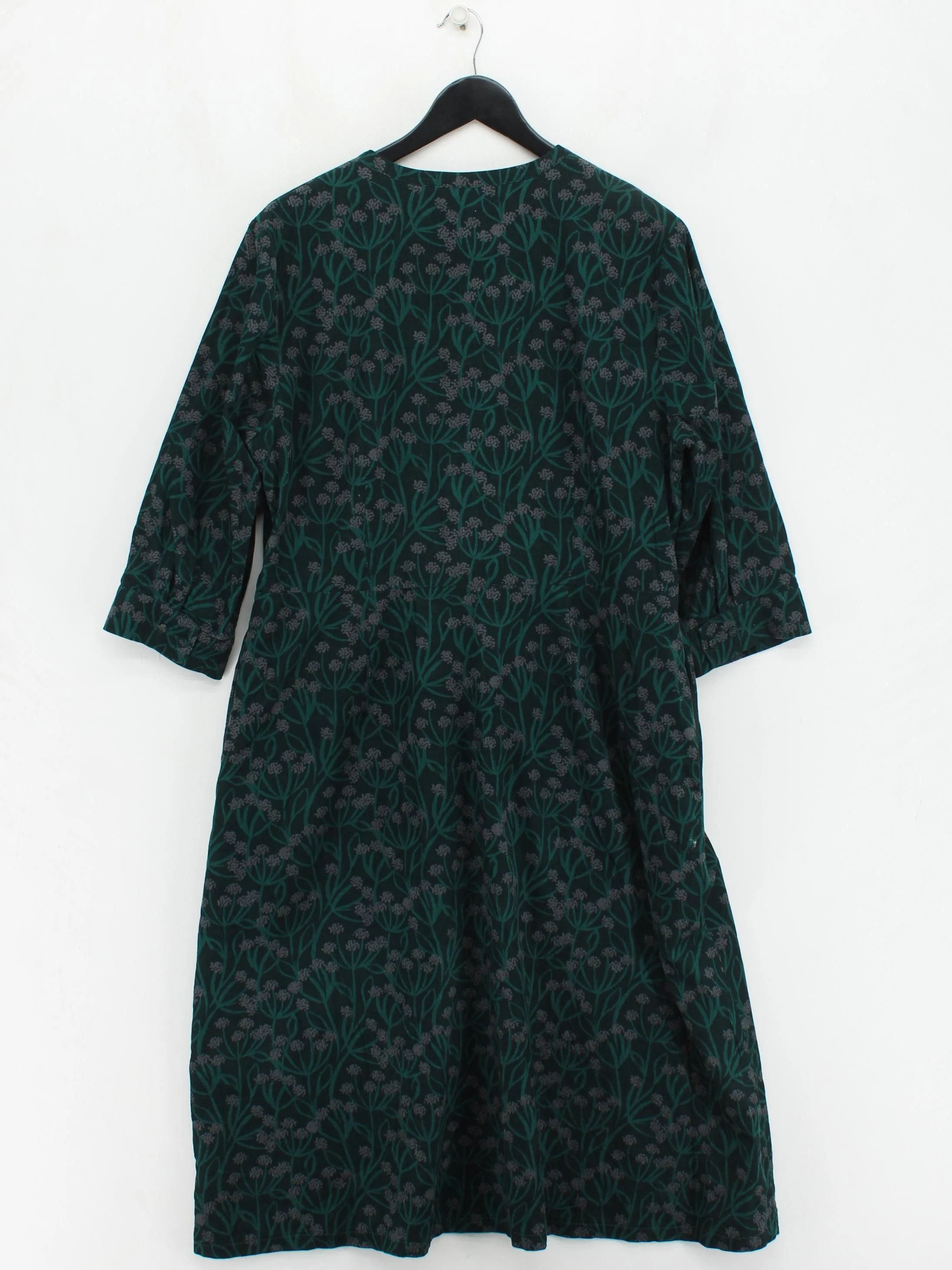 SEASALT CORNWALL Shirt Midi Dress UK14 in Green - Image 2