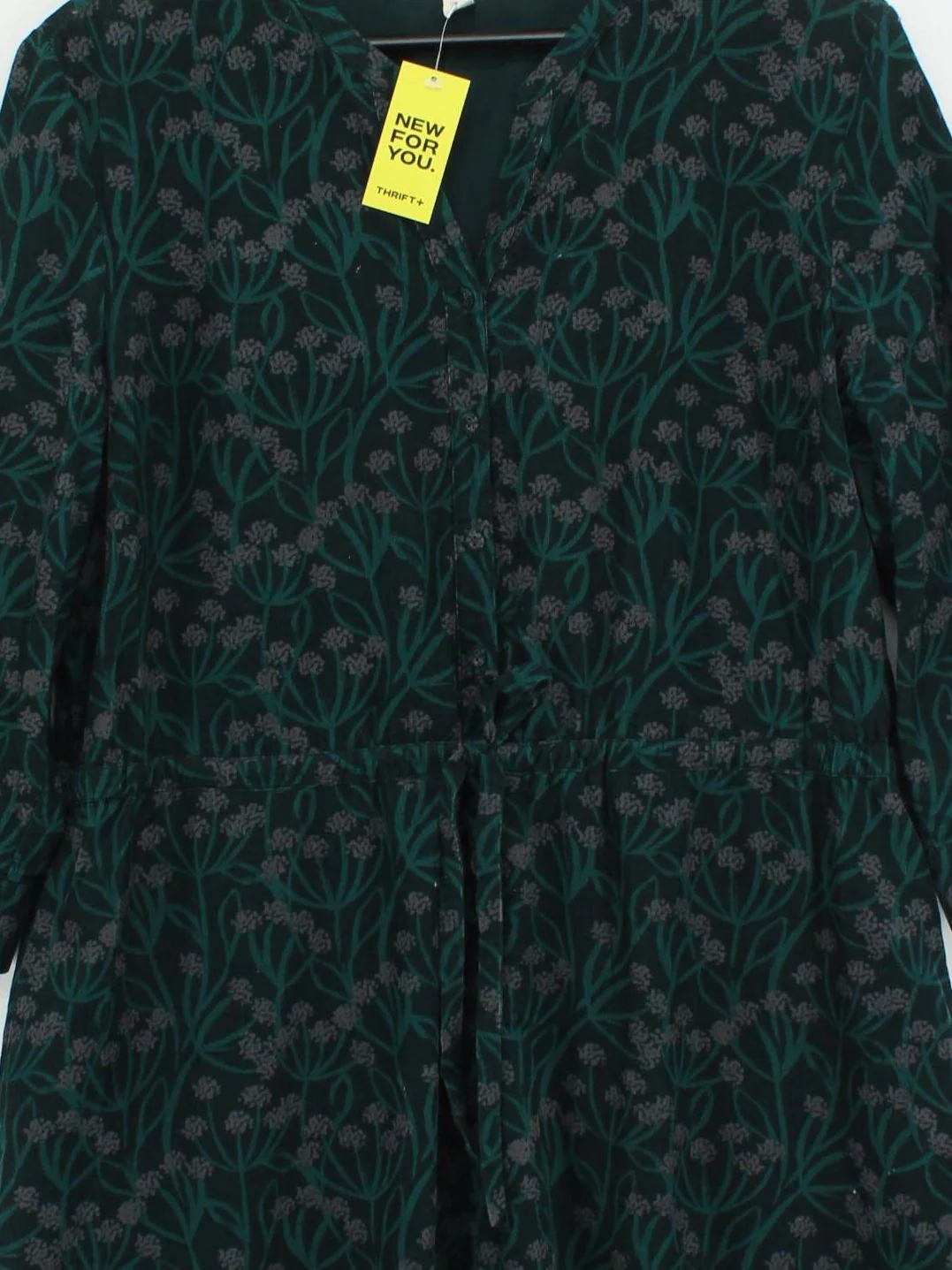 SEASALT CORNWALL Shirt Midi Dress UK14 in Green - Image 3