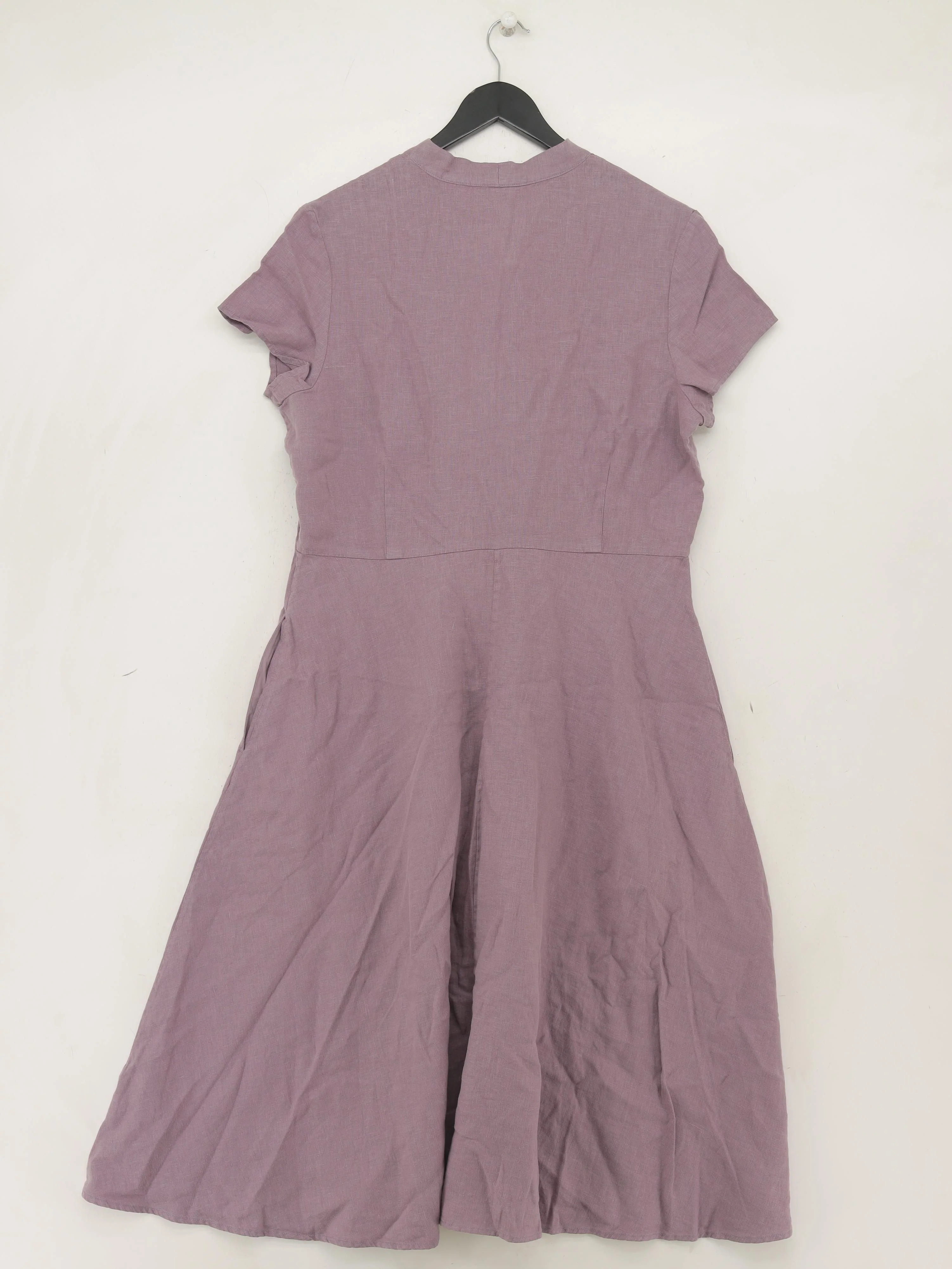 SEASALT CORNWALL Shirt Midi Dress UK14 in Purple - Image 2