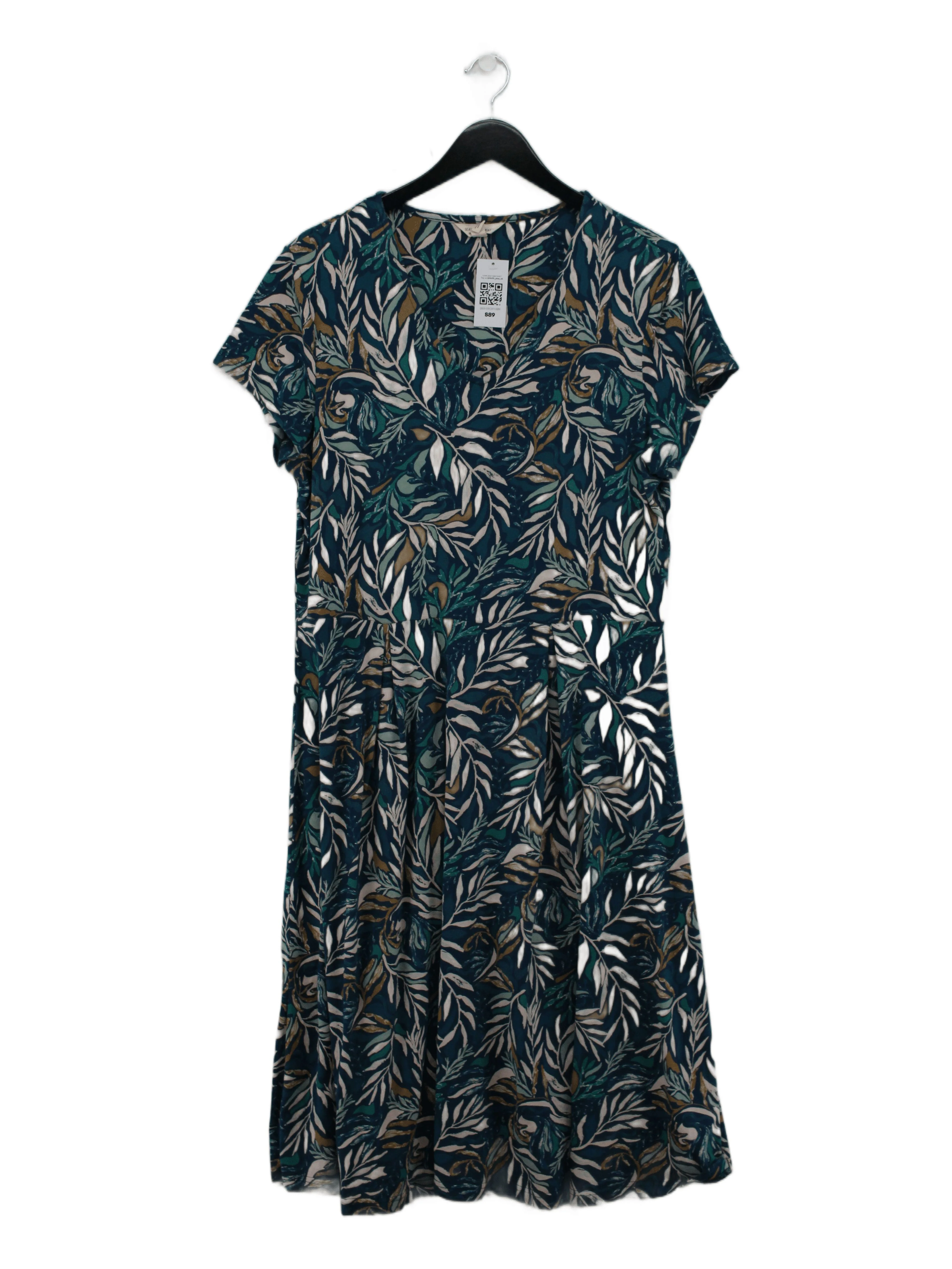SEASALT CORNWALL Shirt Midi Dress UK16 in Blue