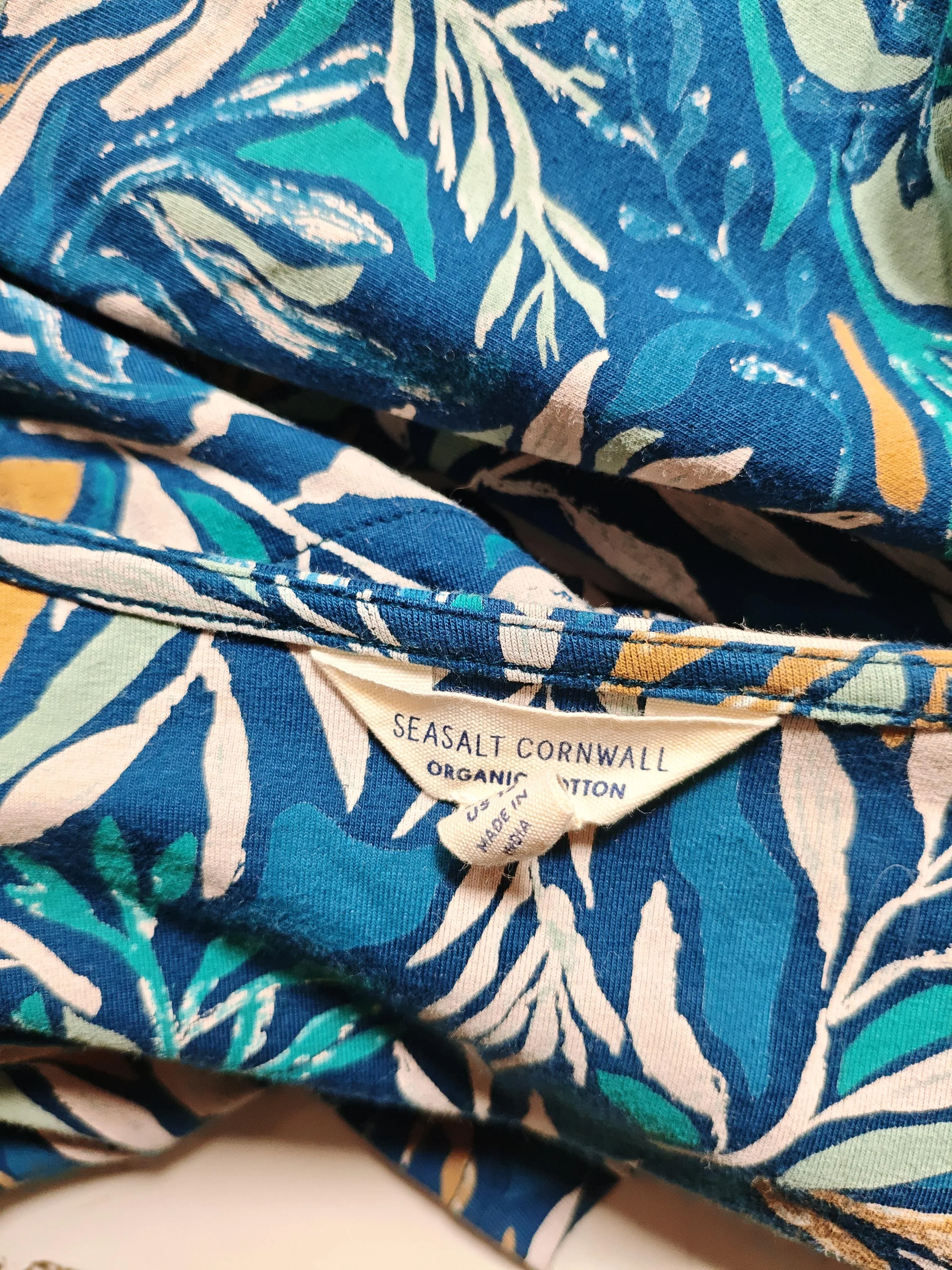 SEASALT CORNWALL Shirt Midi Dress UK16 in Blue - Image 5
