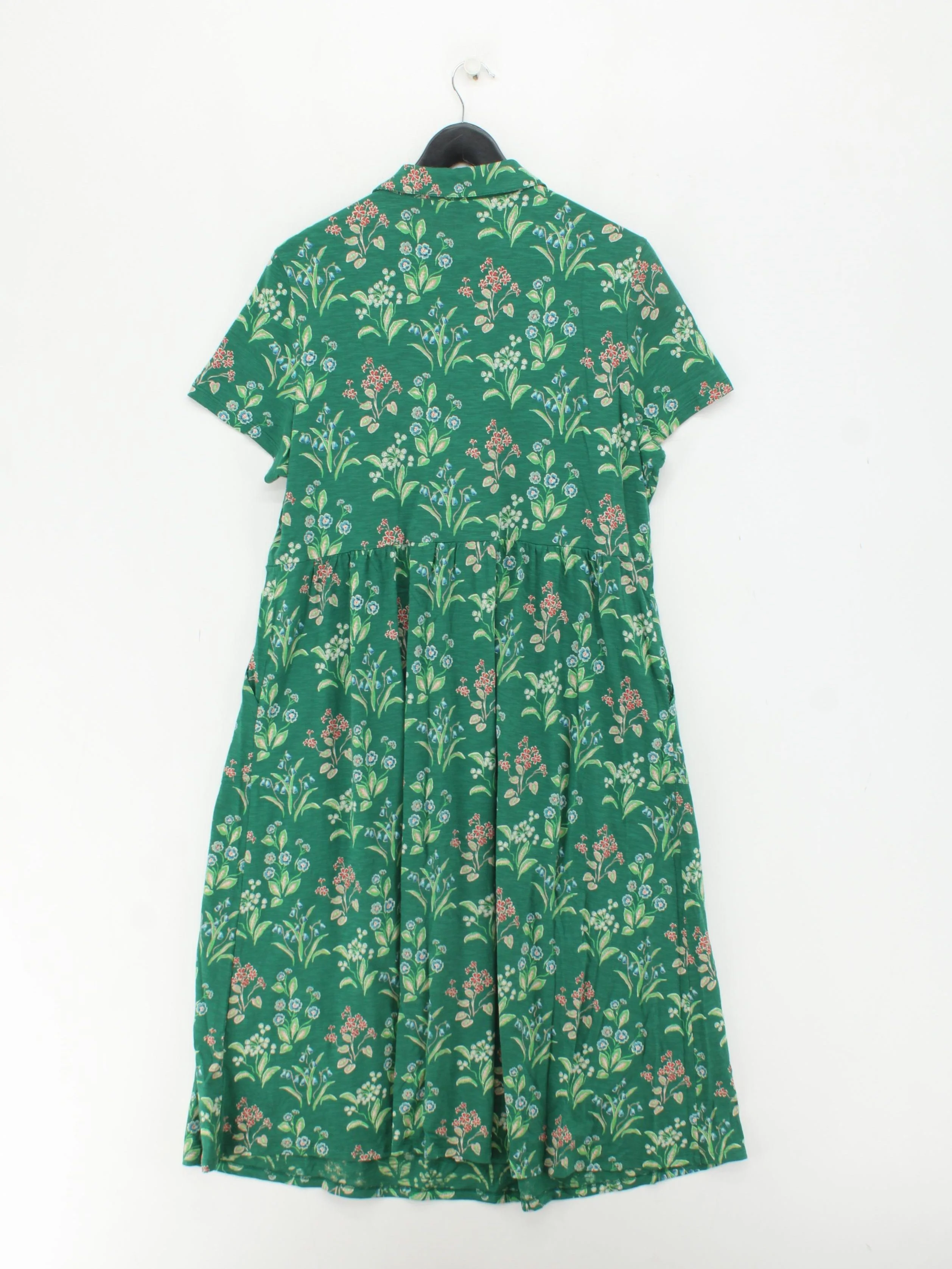 SEASALT CORNWALL Shirt Midi Dress UK16 in Green - Image 2