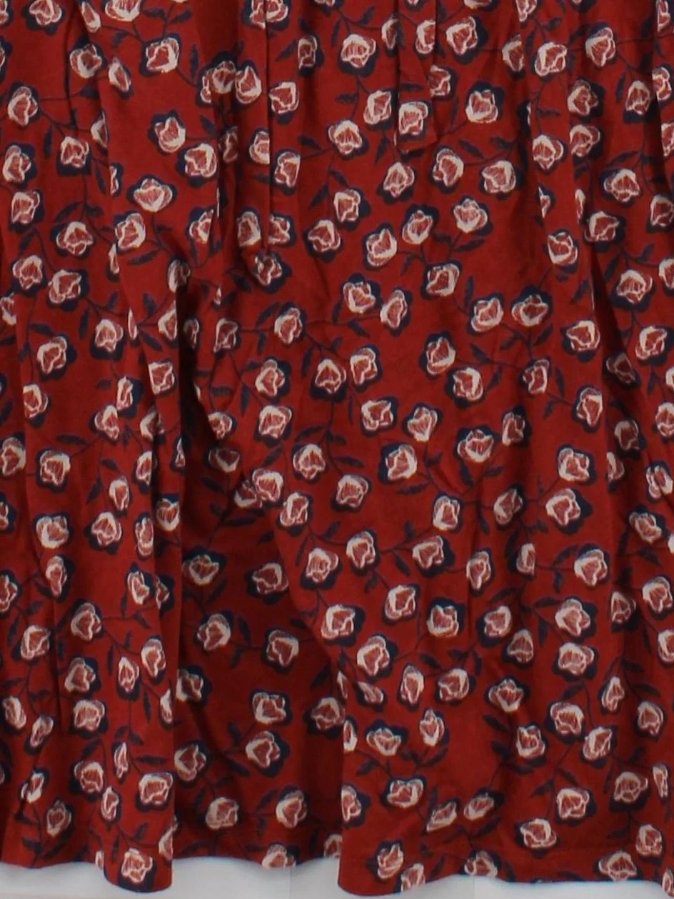SEASALT CORNWALL Shirt Midi Dress UK16 in Red - Image 4
