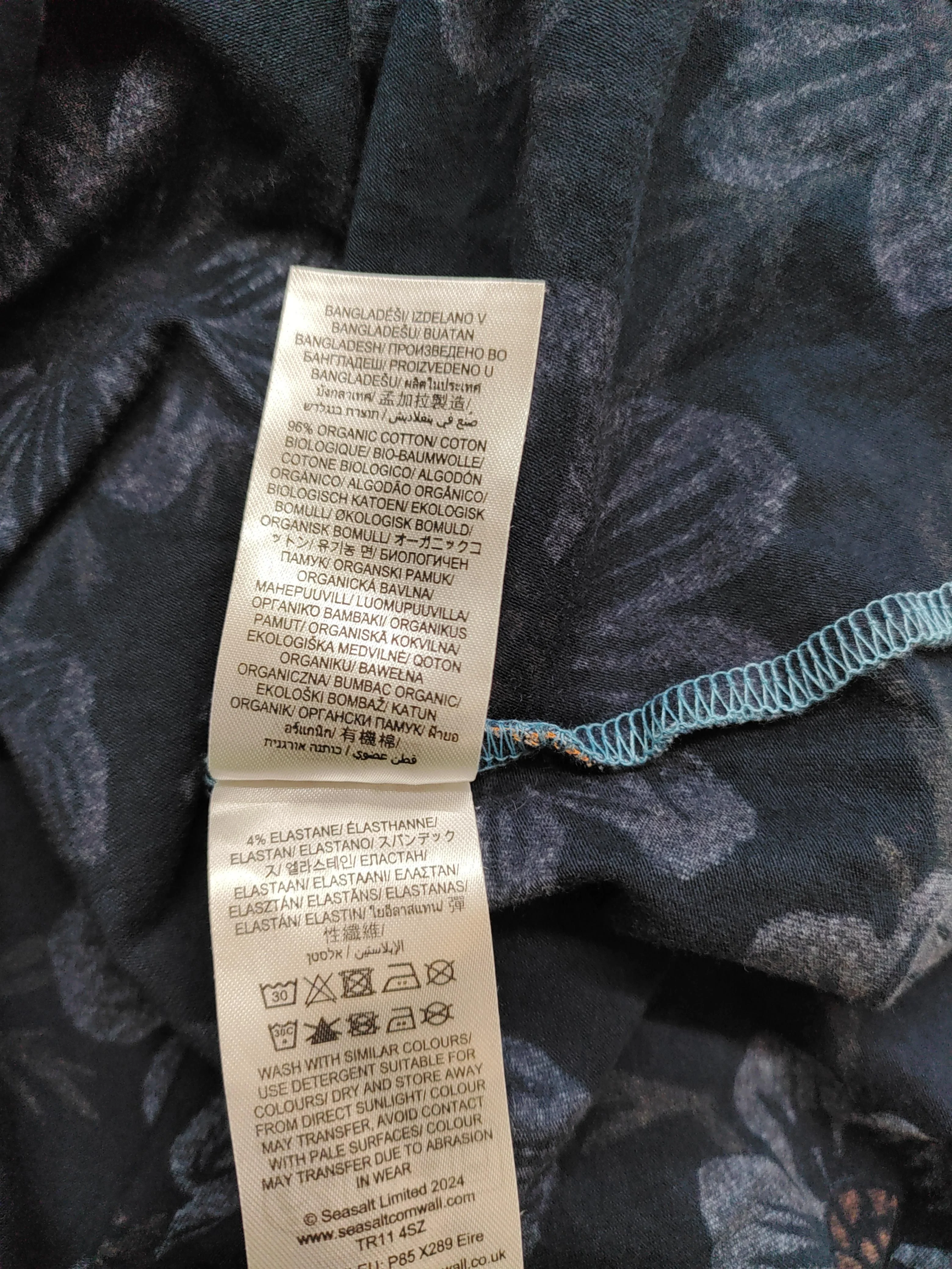 SEASALT CORNWALL Shirt Midi Dress UK18 in Blue - Image 6