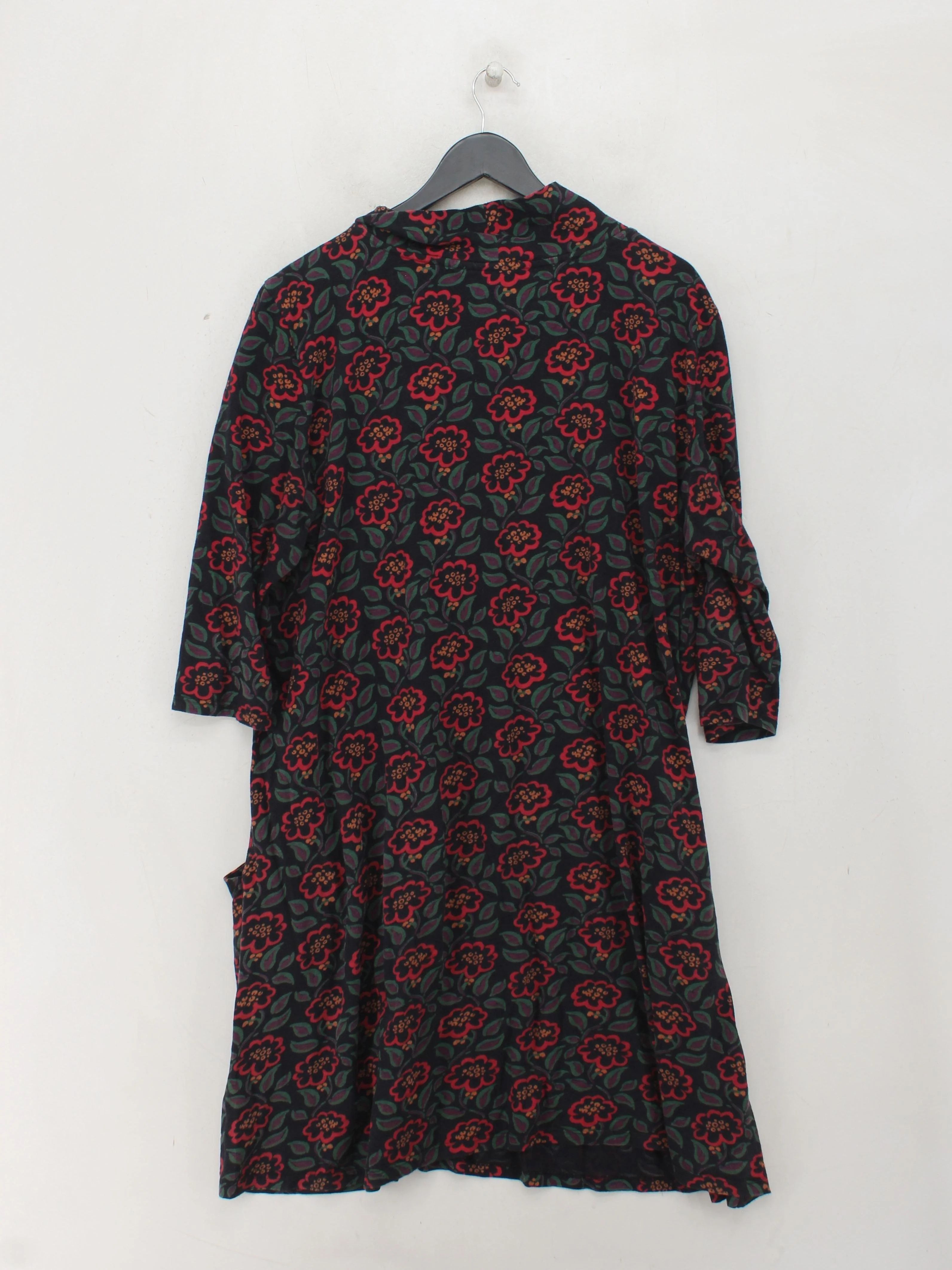 SEASALT CORNWALL Shirt Midi Dress UK20 in Black - Image 2