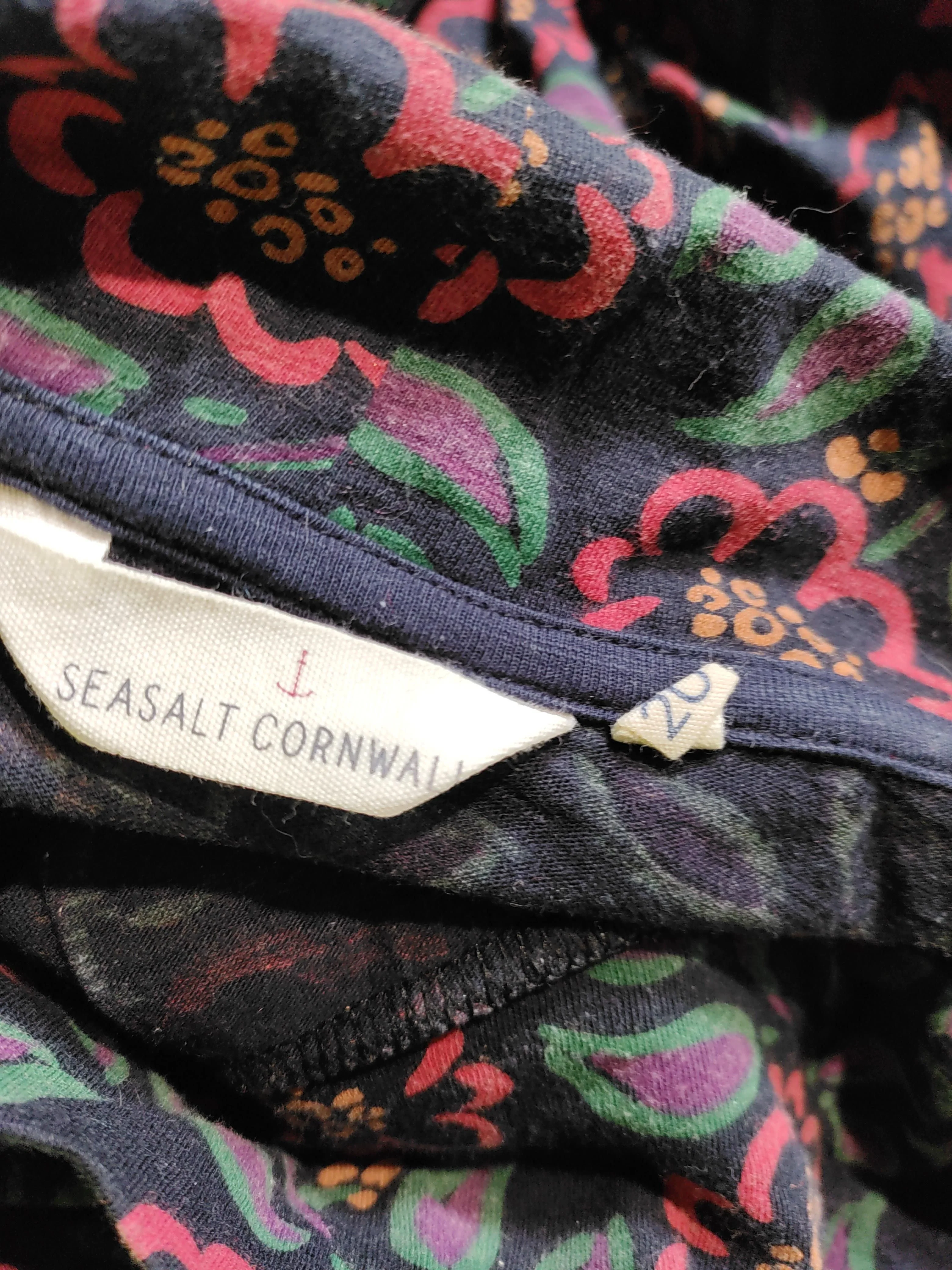 SEASALT CORNWALL Shirt Midi Dress UK20 in Black - Image 5